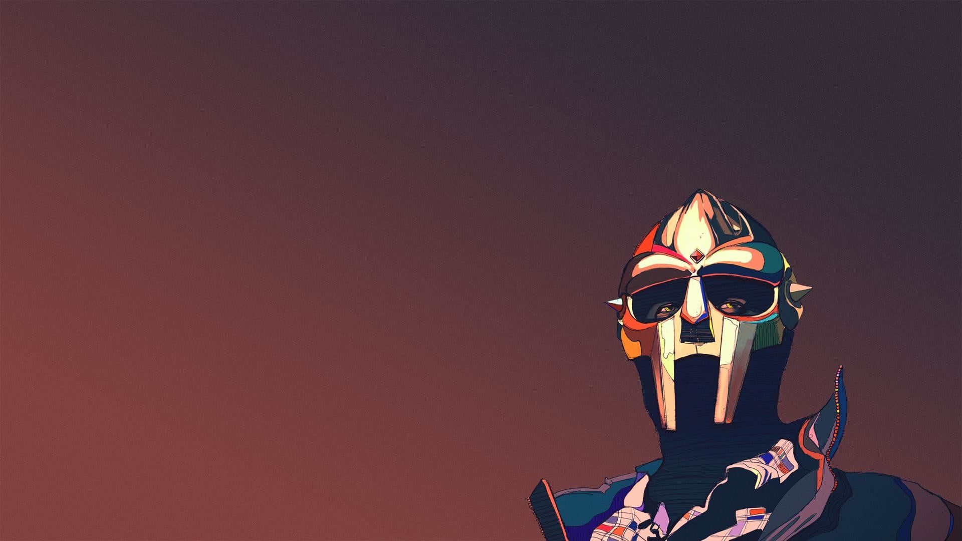 music, illustration, 1080P, MF DOOM, HD Wallpaper