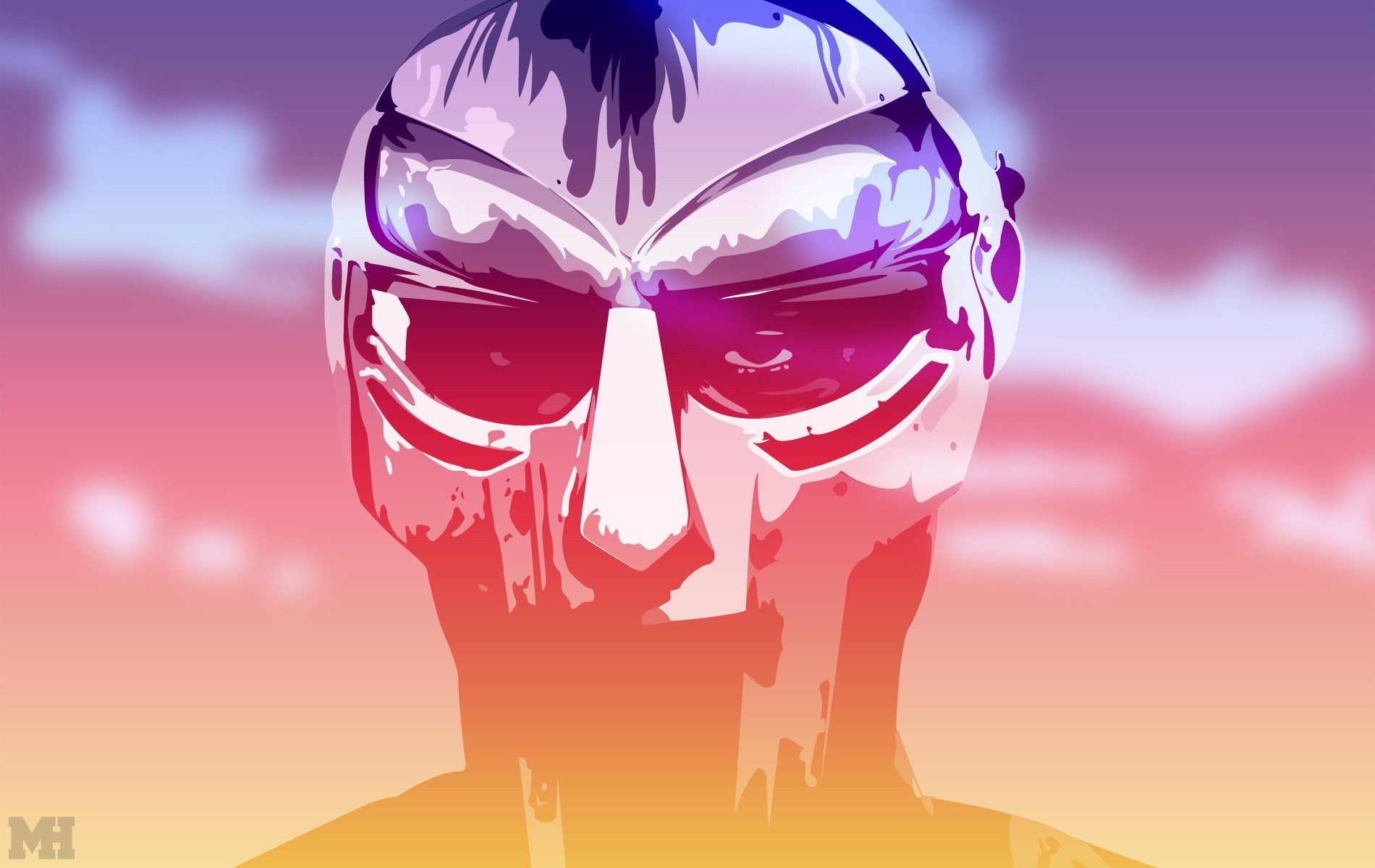 720P, MF DOOM, music, Hip Hop, mask, HD Wallpaper