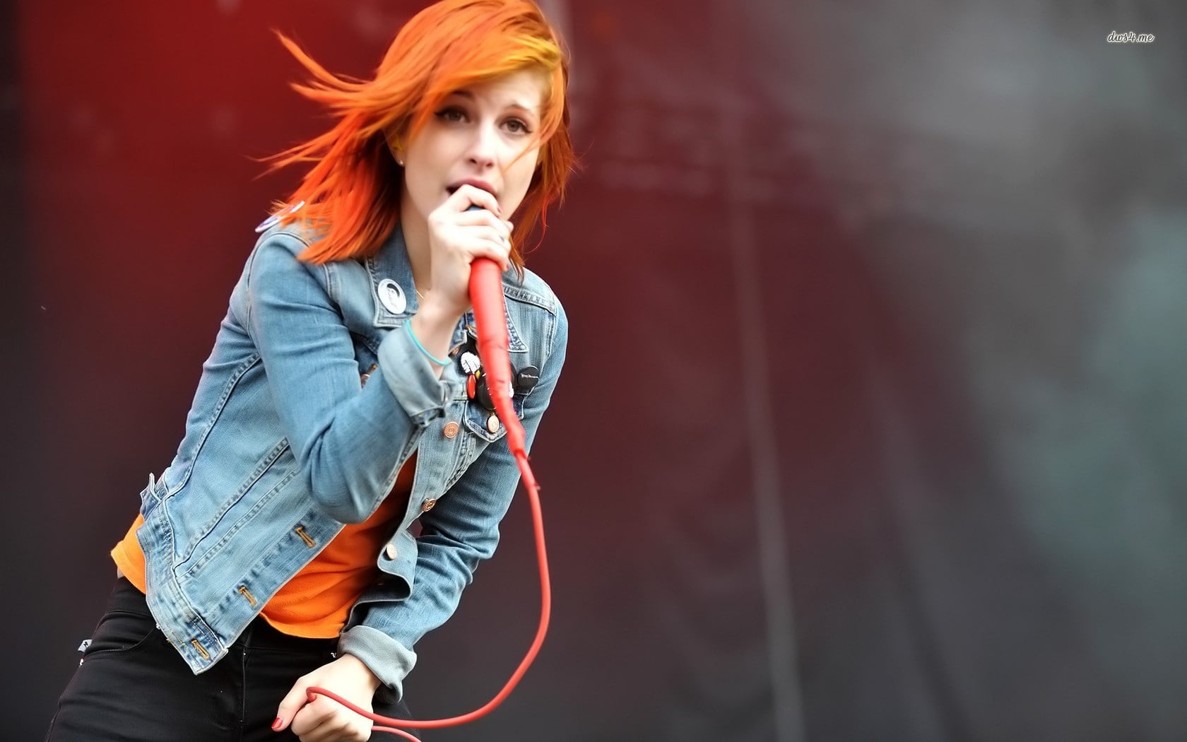 720P, williams, hd, paramore, redhead, hayley, music, concert, HD Wallpaper