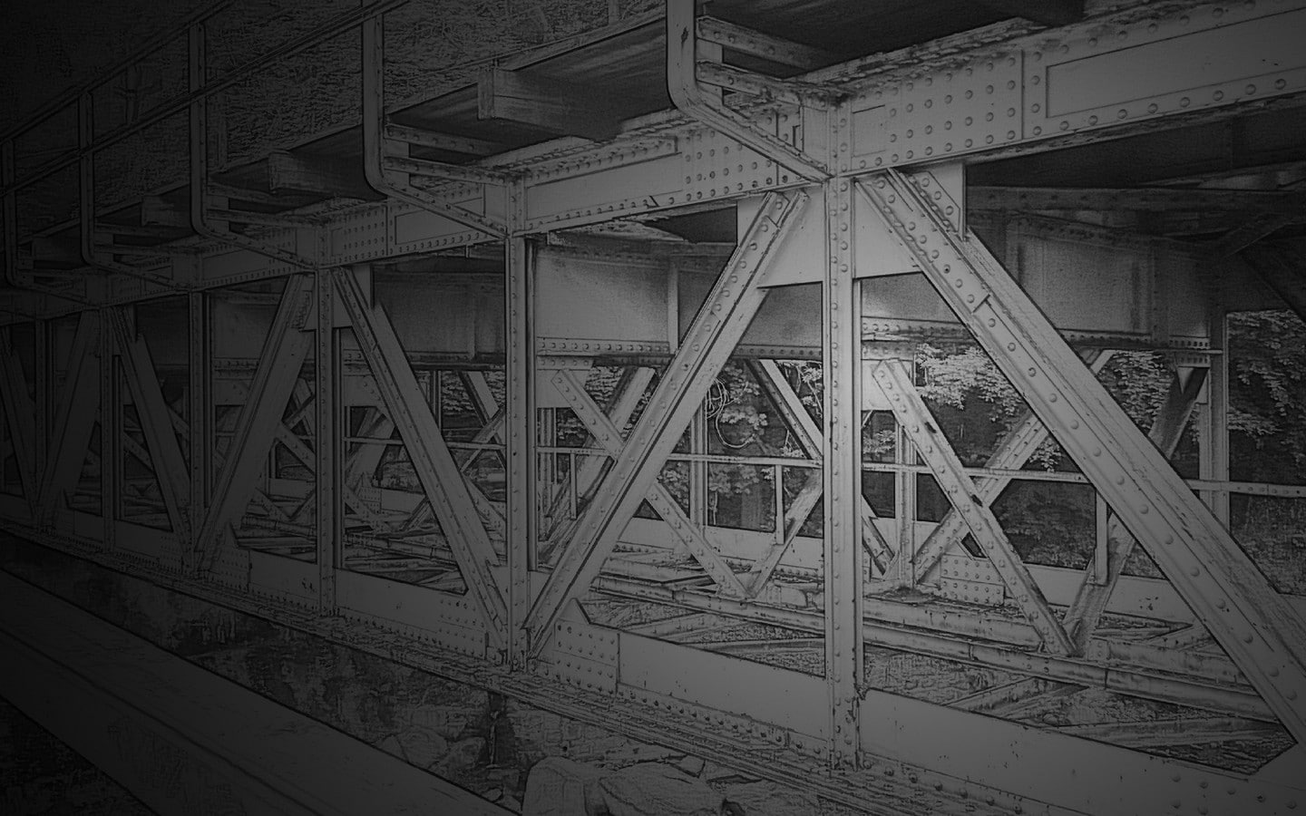 architecture, metal, 720P, geometric shape, construction site, directly below, ceiling, steel, built structure, day, construction industry, no people, HD Wallpaper