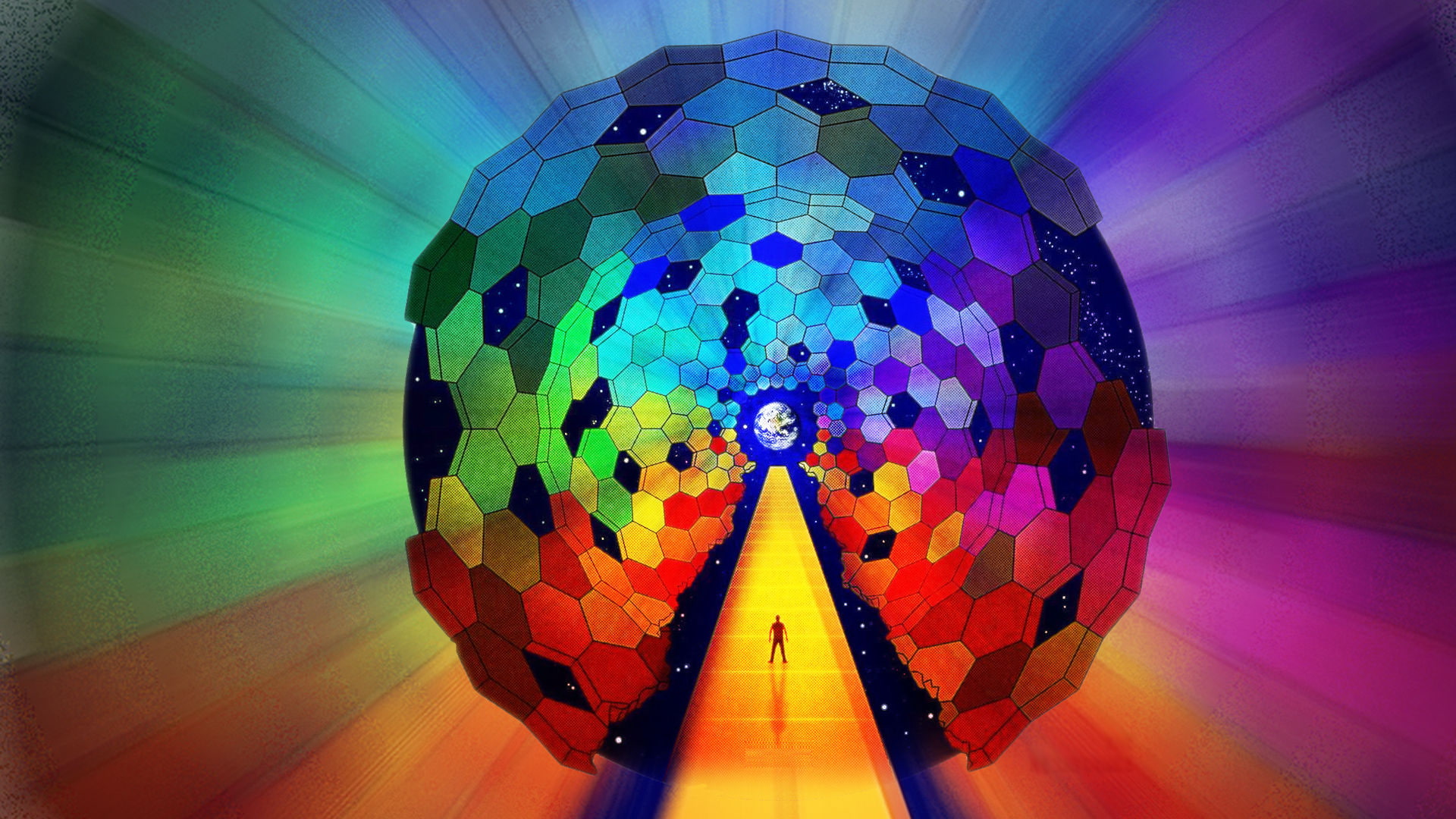 1080P, psychedelic, hd, muse, music, colorful, HD Wallpaper