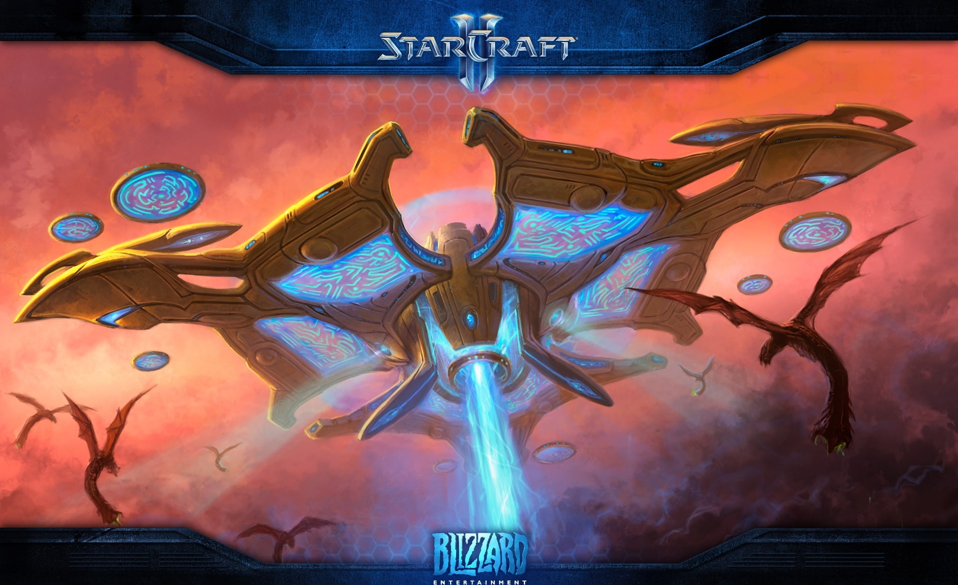 protoss, close-up, wall - building feature, Starcraft, human representation, art and craft, architecture, Games, text, craft, musical equipment, video game, HD Wallpaper
