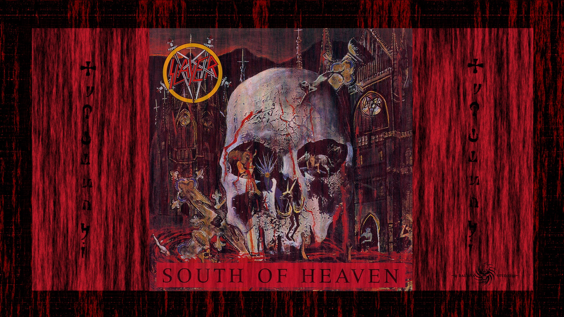 slayer, 1080P, heavy, metal, death, cover, dark, album, art, HD Wallpaper