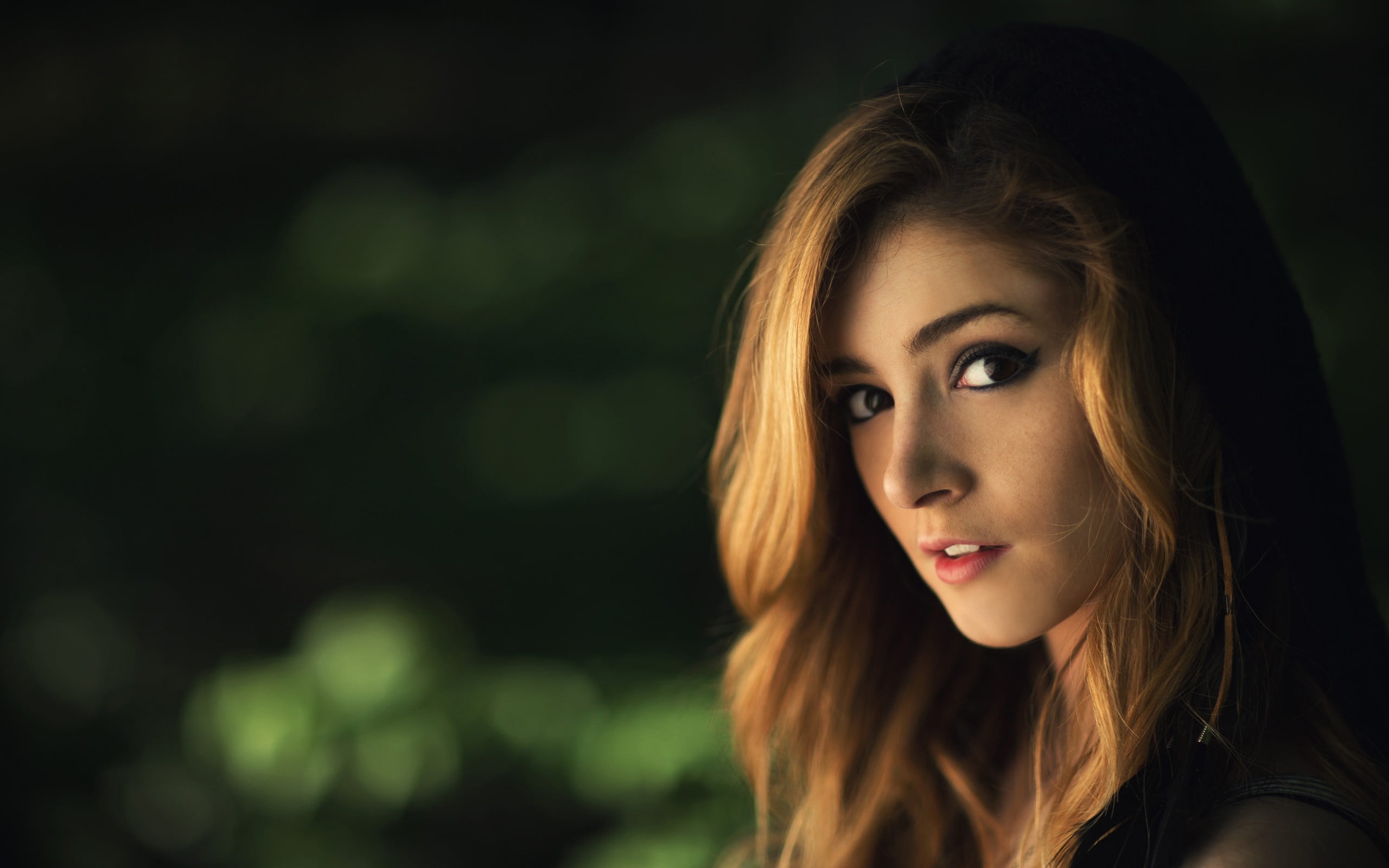 body part, hair, close-up, band, focus on foreground, music, contemplation, celebrity, hairstyle, looking at camera, young women, Against The Current, singer, HD Wallpaper