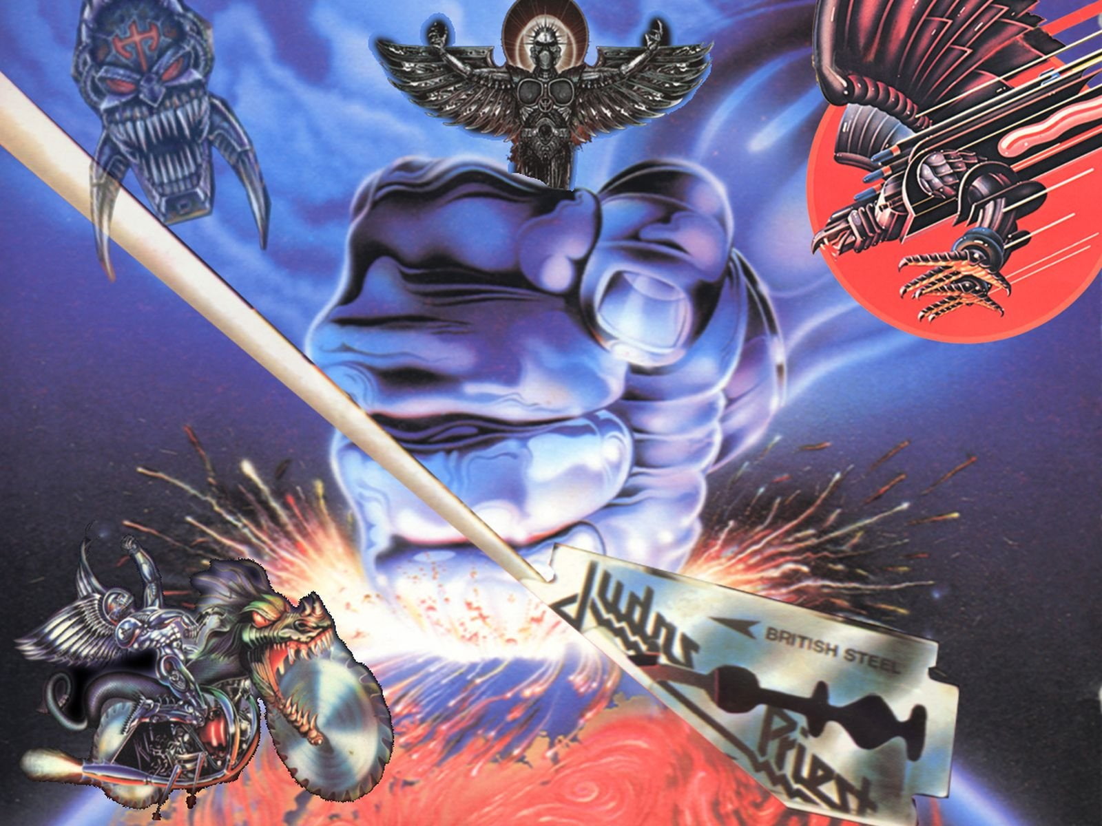 720P, metal, entertainment, rock, covers, priest, album, heavy, hard, groups, judas, music, bands, HD Wallpaper