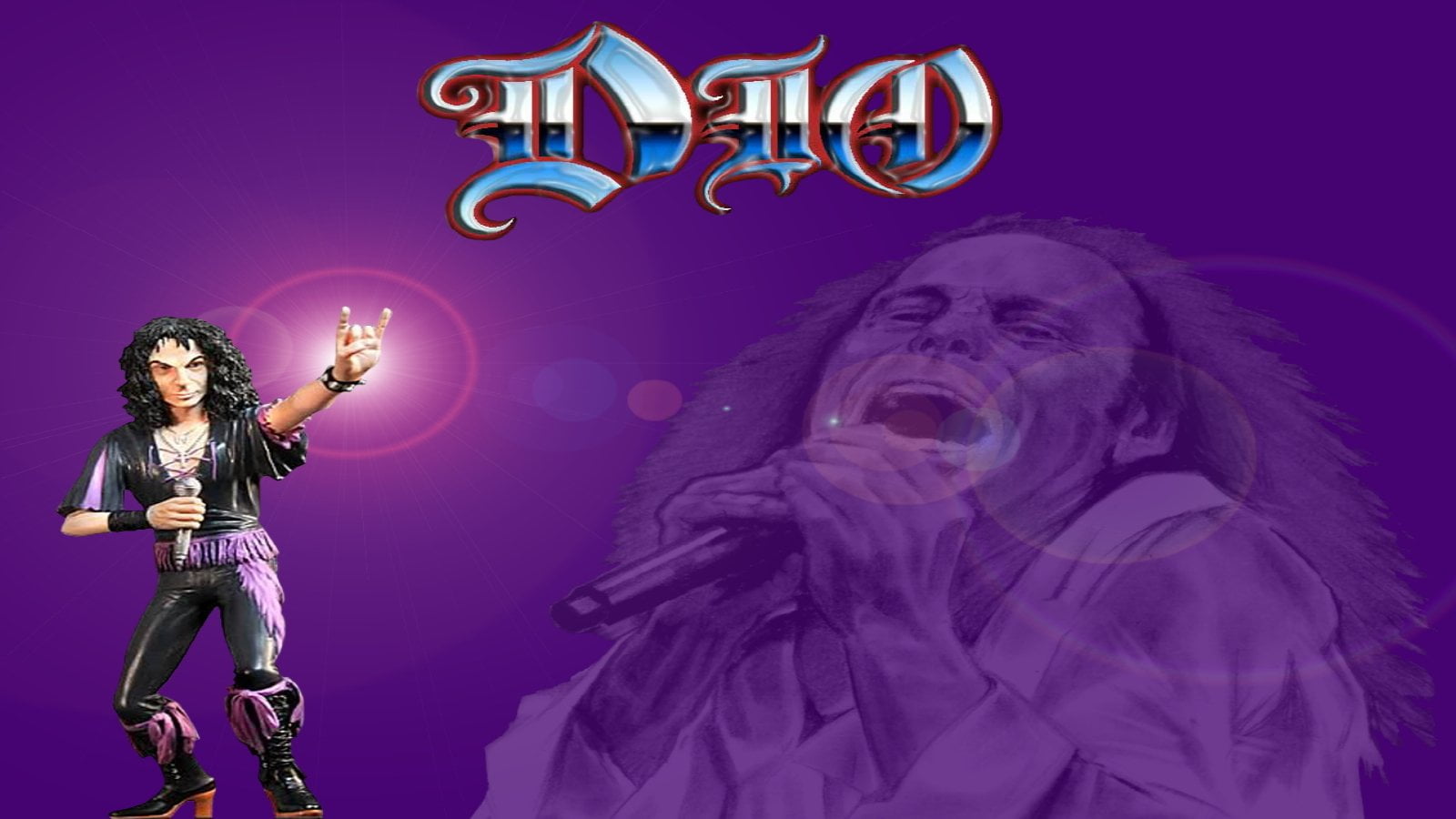 singing, arts culture and entertainment, human body part, indoors, emotion, Ronnie James Dio, studio shot, females, hair, musician, human limb, purple, HD Wallpaper