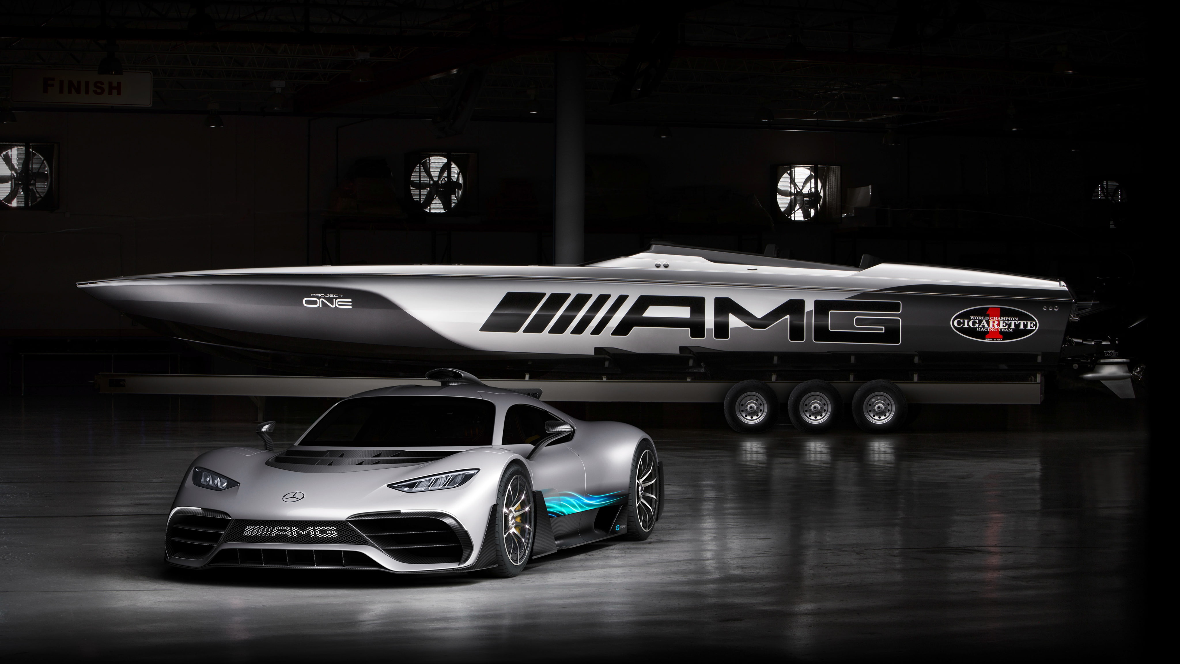 4K, 2018, Mercedes-AMG Project One, 4K, Hybrid supercar, HD Wallpaper