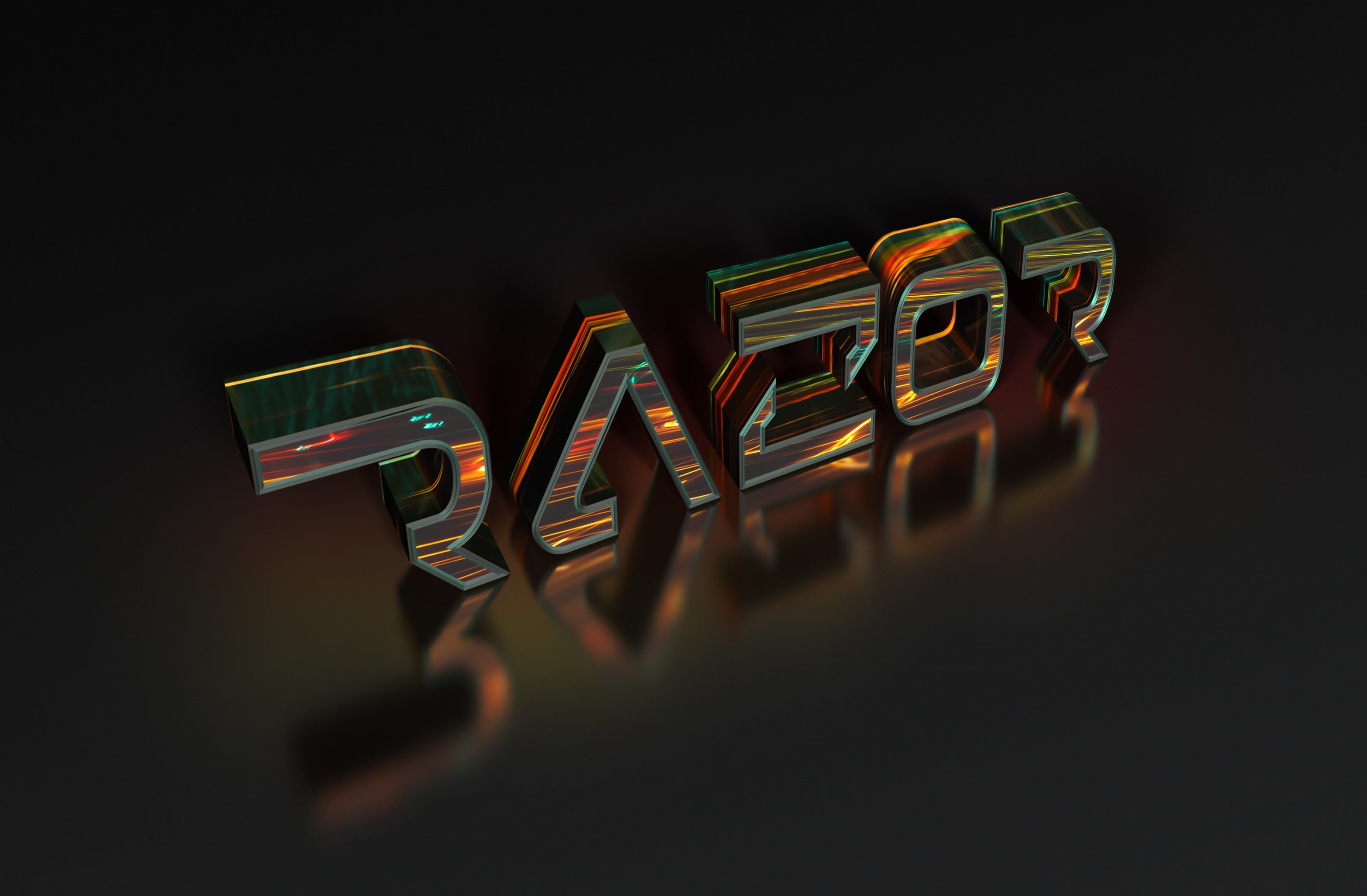 connection, black background, 2K, multi colored, table, colorful, arts culture and entertainment, 3D, Razor, studio shot, gambling, no people, selective focus, HD Wallpaper