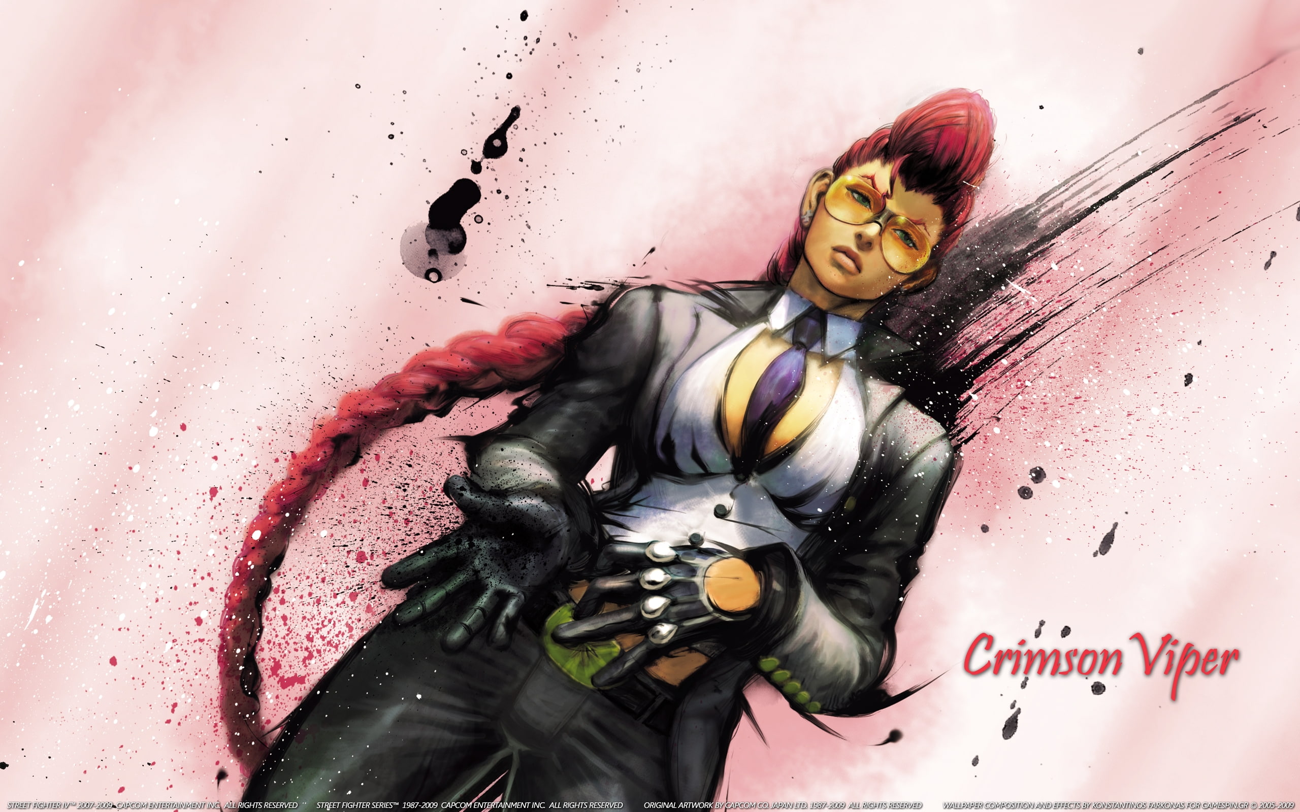 games, iv, street, 2K, crimson, Crimson Viper, fighter, Street Fighter IV, hd, art, video, viper, HD Wallpaper