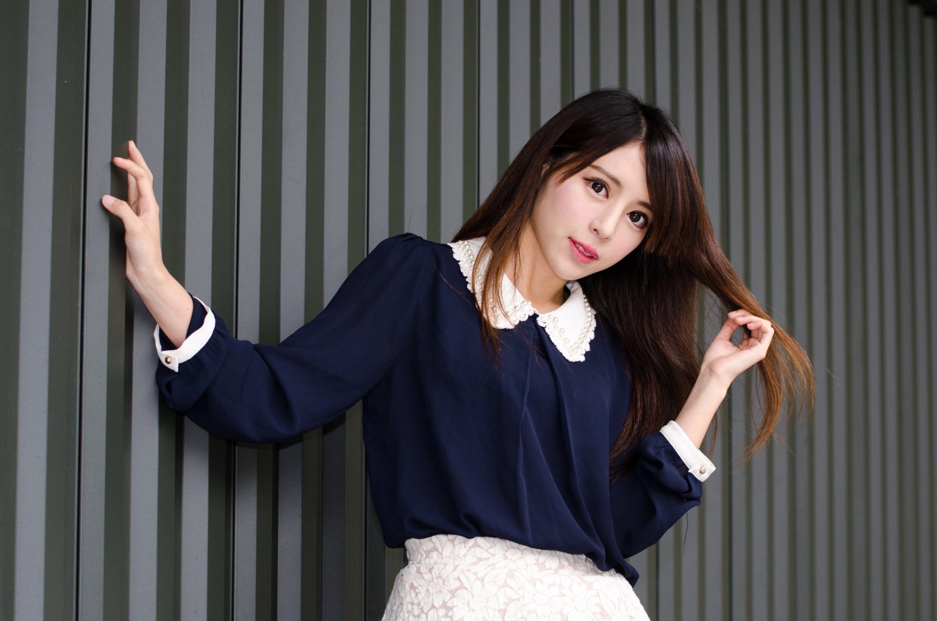 Julie Chang, Hair, Model, Models, Asian, Girl, 1080P, Zhang Qi Jun, Taiwanese, HD Wallpaper