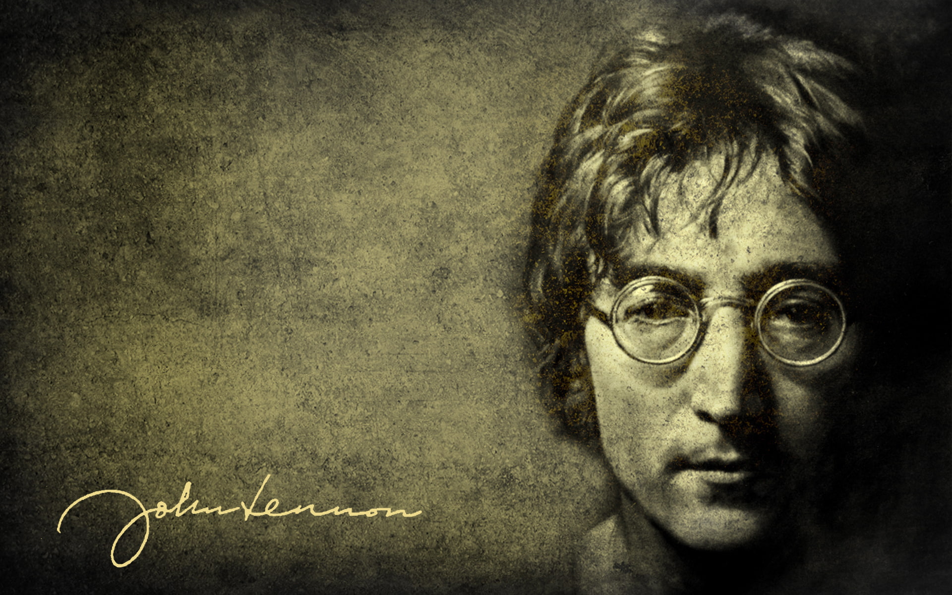portrait, indoors, one Person, men, looking at camera, Beatles, John Lenon, adult, illustration, concepts And Ideas, young adult, textured, textured effect, HD Wallpaper