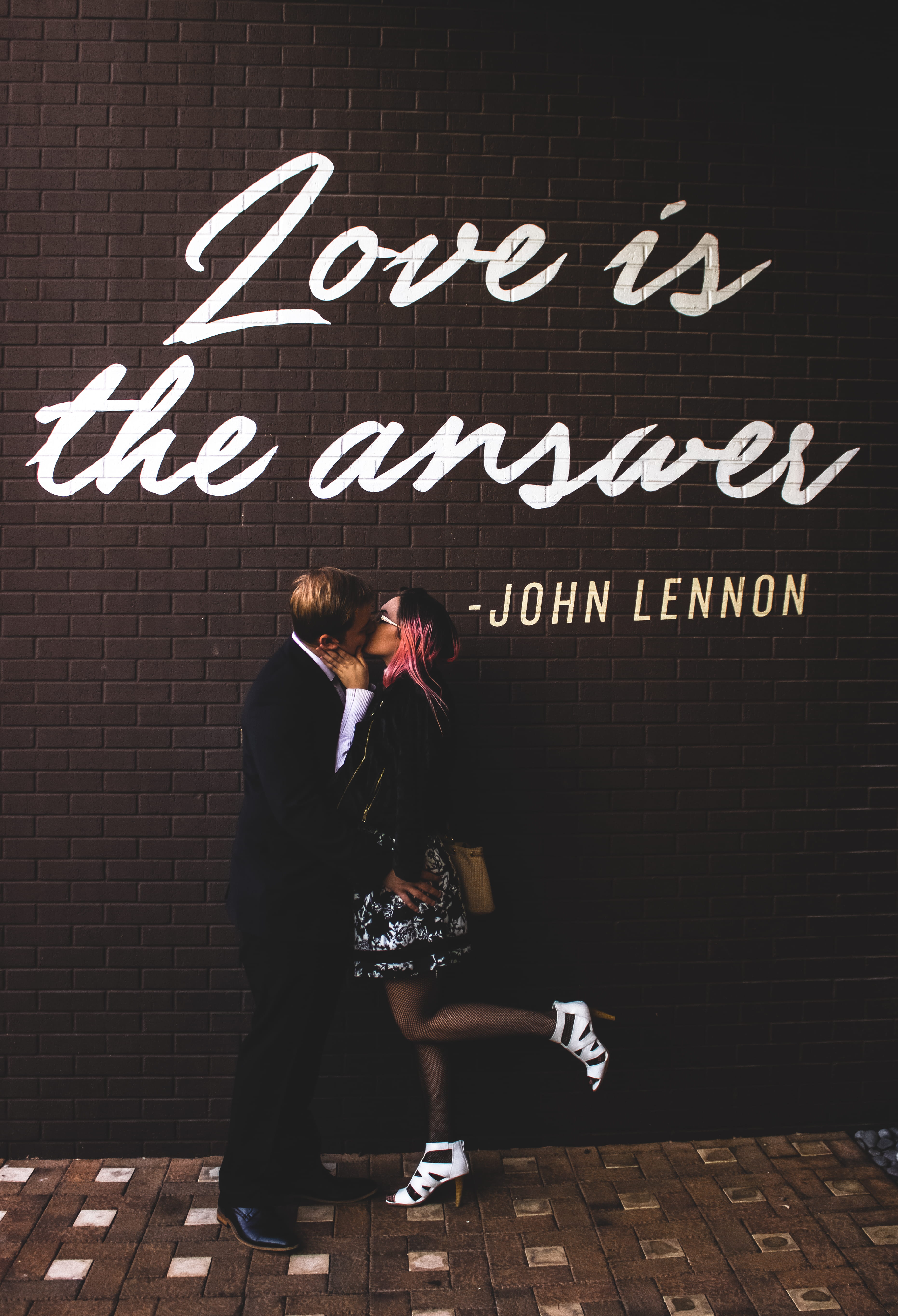 wall, western script, wall - building feature, love, text, architecture, standing, john, full length, lennon, information, adult, message, answer, men, Phone HD Wallpaper