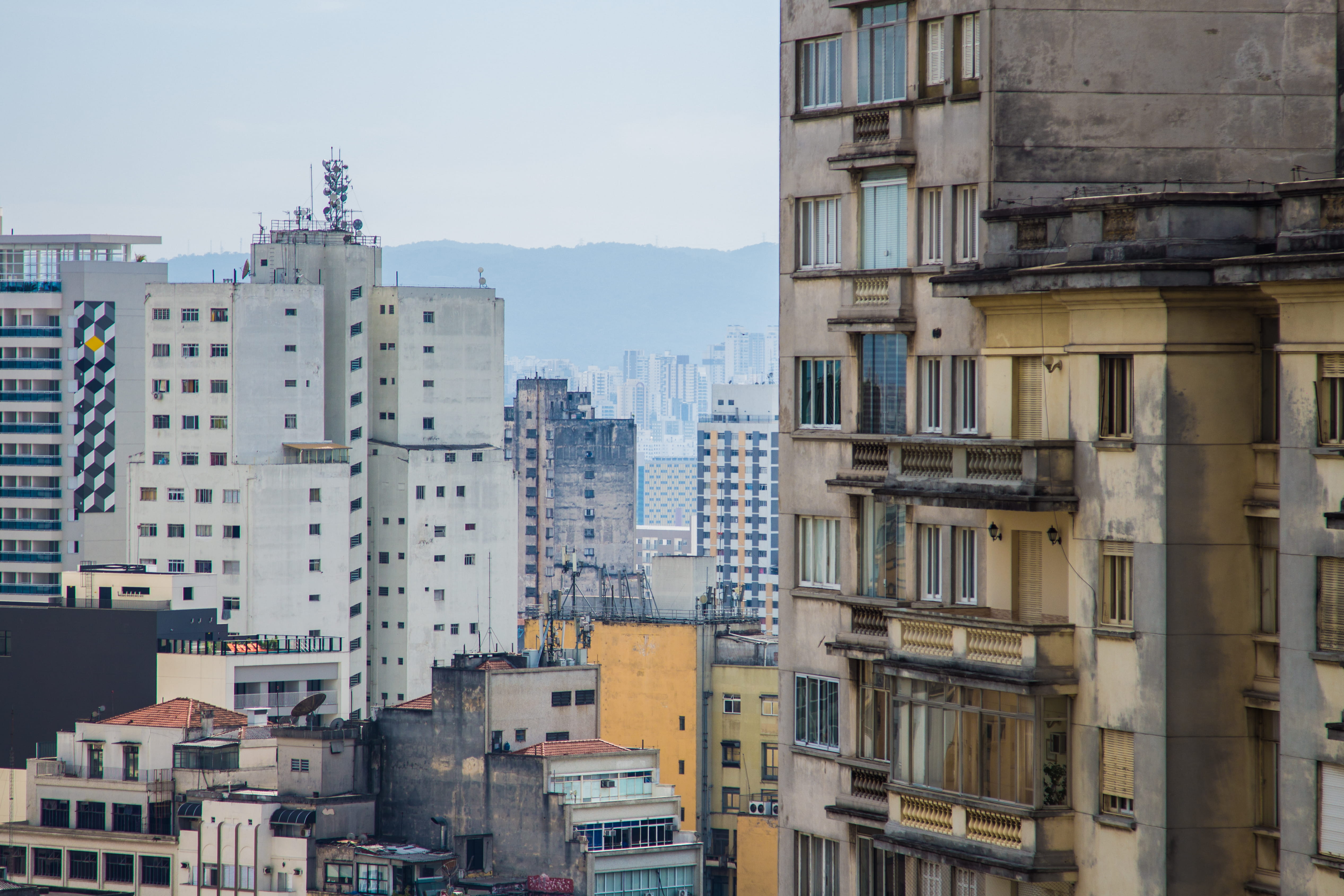 building, window, skyscraper, windows, são paulo, brazil, city, built structure, no people, 4K, residential district, day, concrete, office building exterior, HD Wallpaper