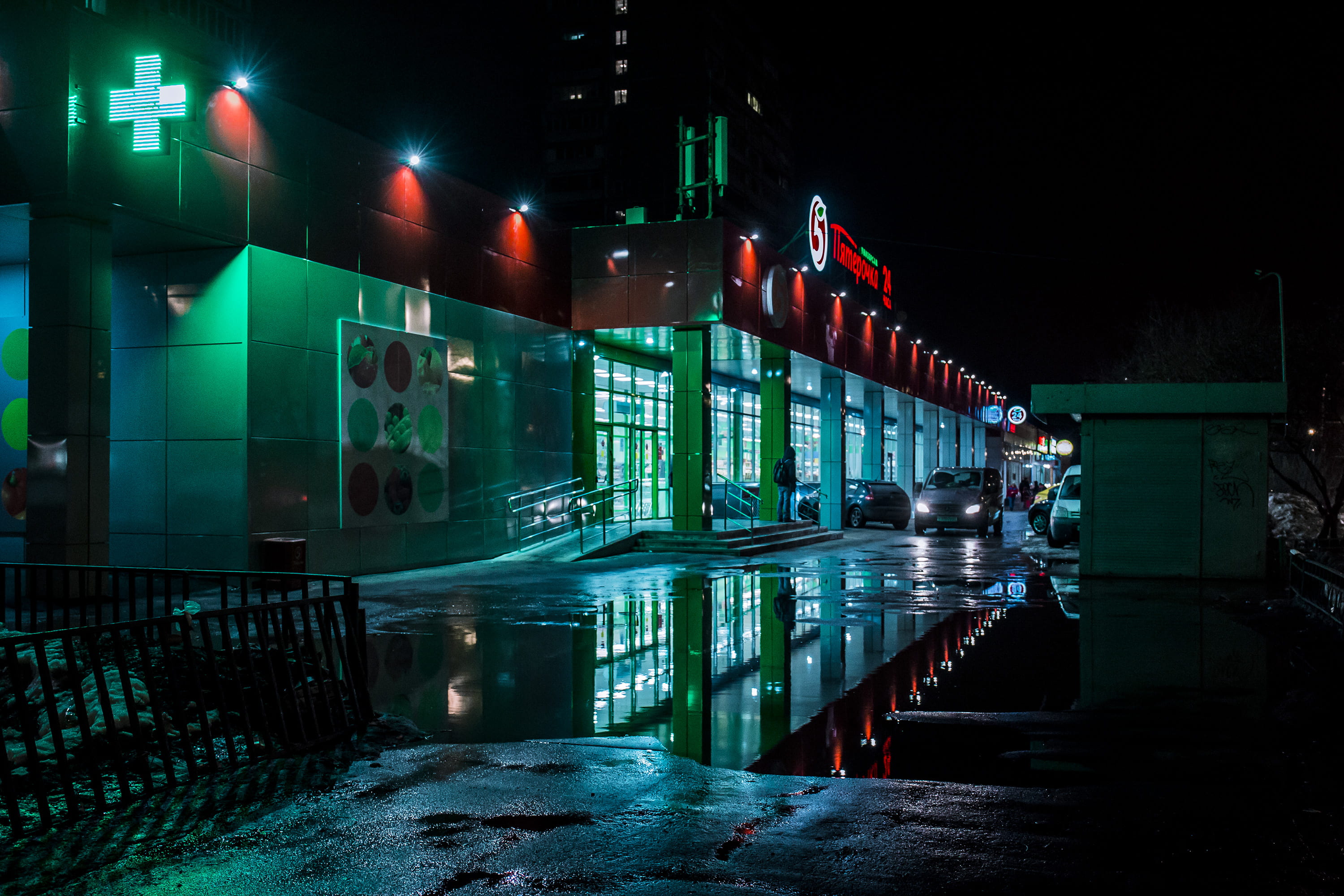 window display, city, transportation, neon light, no people, lighted, architecture, building exterior, outdoors, street, lighting equipment, illuminated, HD Wallpaper