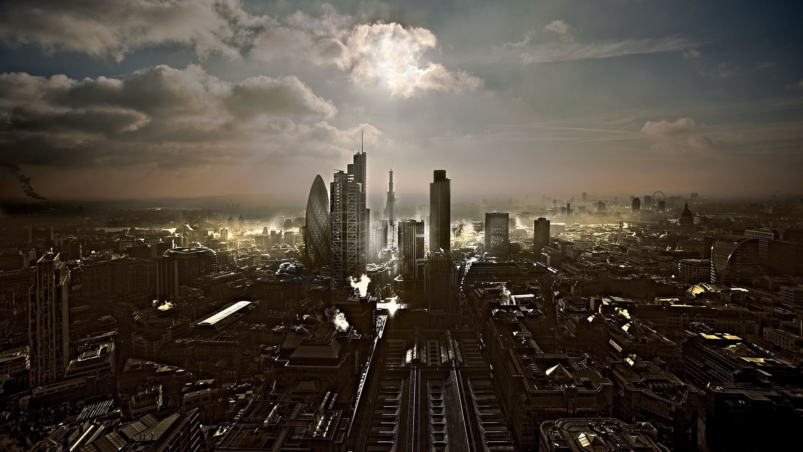 landscape, London, 2K, photography, city, HD Wallpaper