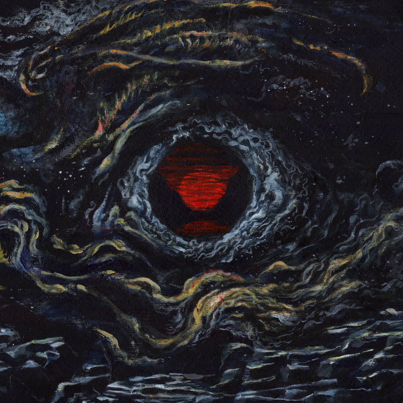 geology, multi Colored, power in nature, backdrop, fractal, shape, smoke, cave, geometric shape, album covers, eyes, material, death metal, creativity, Phone HD Wallpaper
