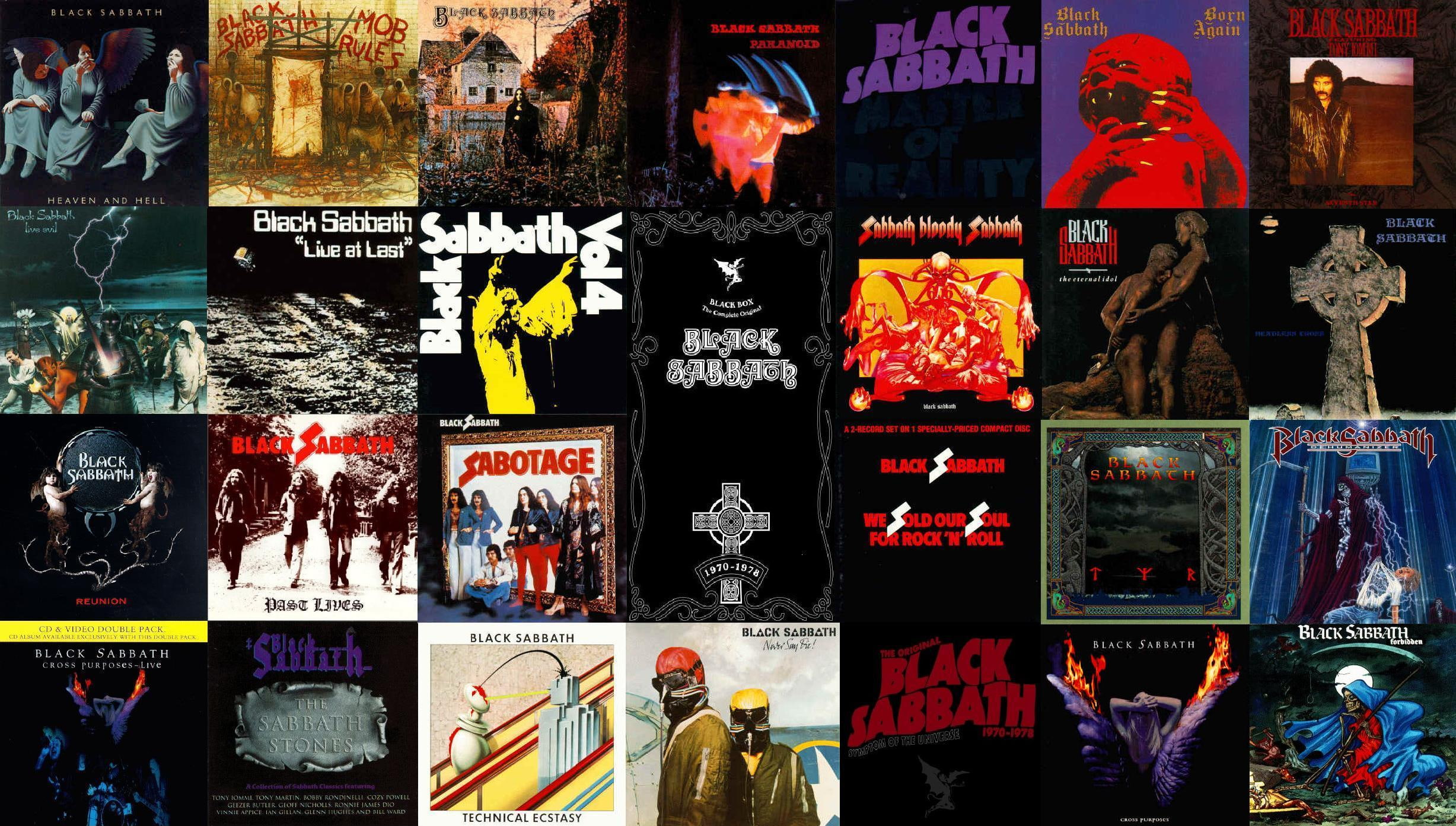 black, 1080P, heavy, metal, sabbath, HD Wallpaper