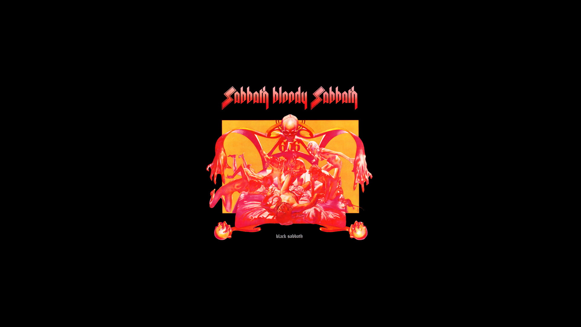black, sabbath, heavy, 1080P, metal, HD Wallpaper