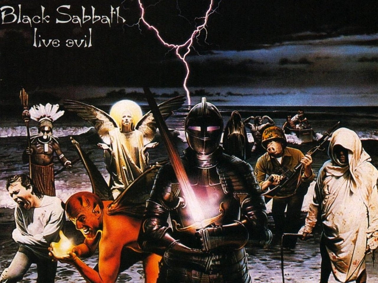 men, sculpture, Band (Music), group of people, human representation, creativity, Heavy Metal, Black Sabbath, nature, women, architecture, representation, HD Wallpaper