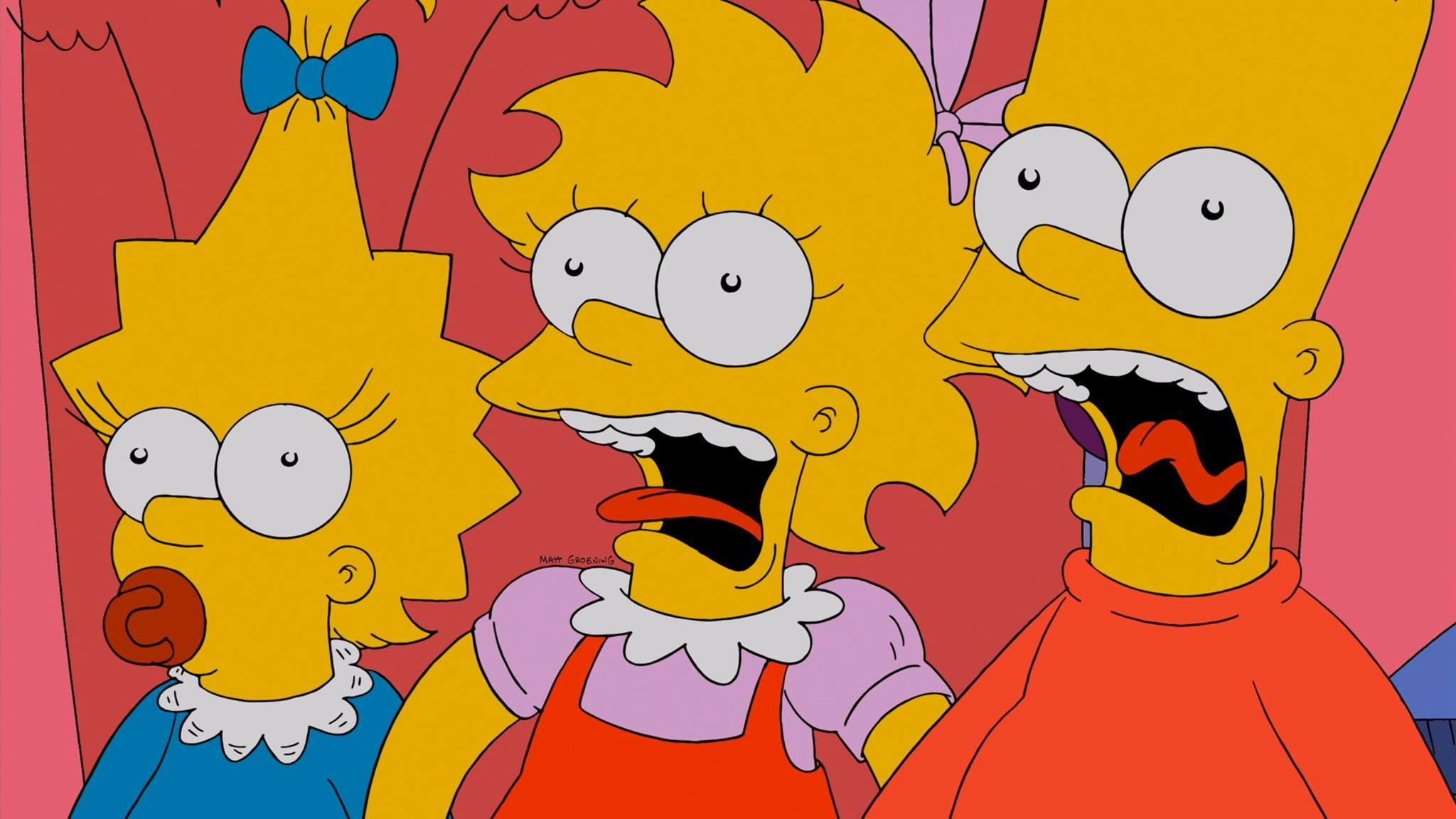 Bart Simpson, cute, males, Maggie Simpson, childhood, holiday - event, education, Lisa Simpson, animal wildlife, young animal, adult, offspring, mammal, HD Wallpaper