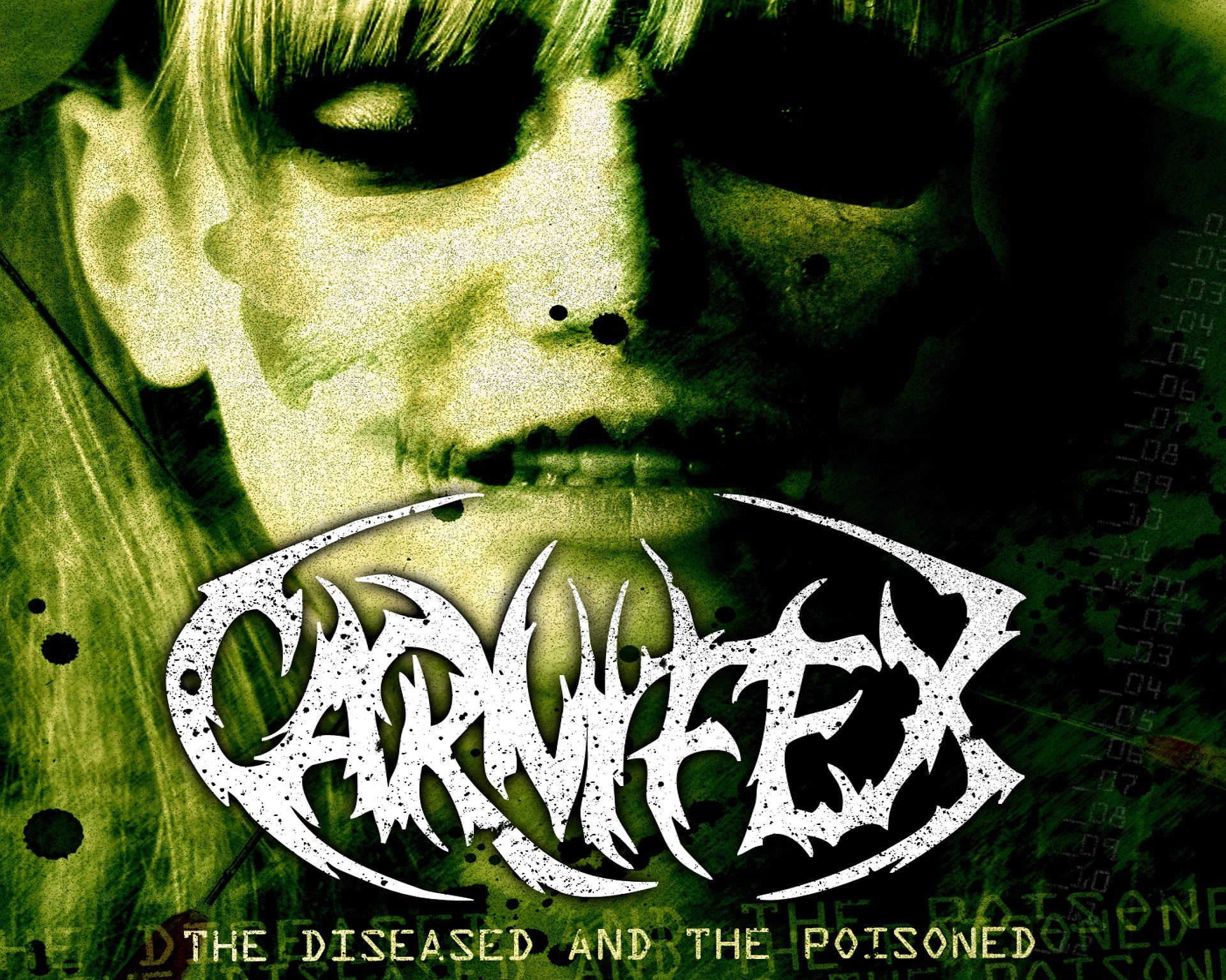 green color, indoors, human skeleton, representation, 1080P, 1carn, plant, bone, art and craft, close-up, heavy, Carnifex, death, Evil, human face, Deathcore, HD Wallpaper