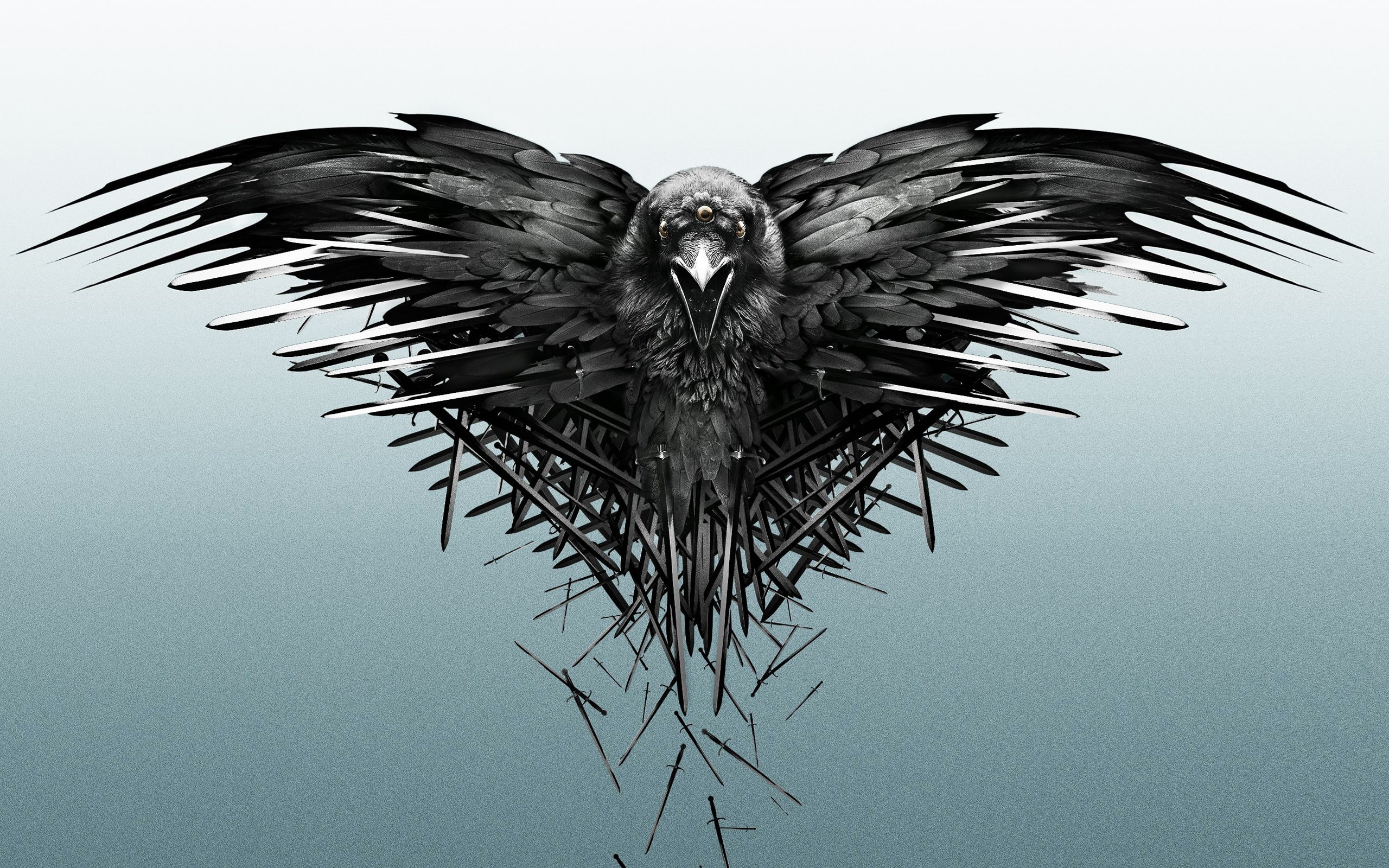 2K, game, black, season, eagle, illustration, thrones, HD Wallpaper