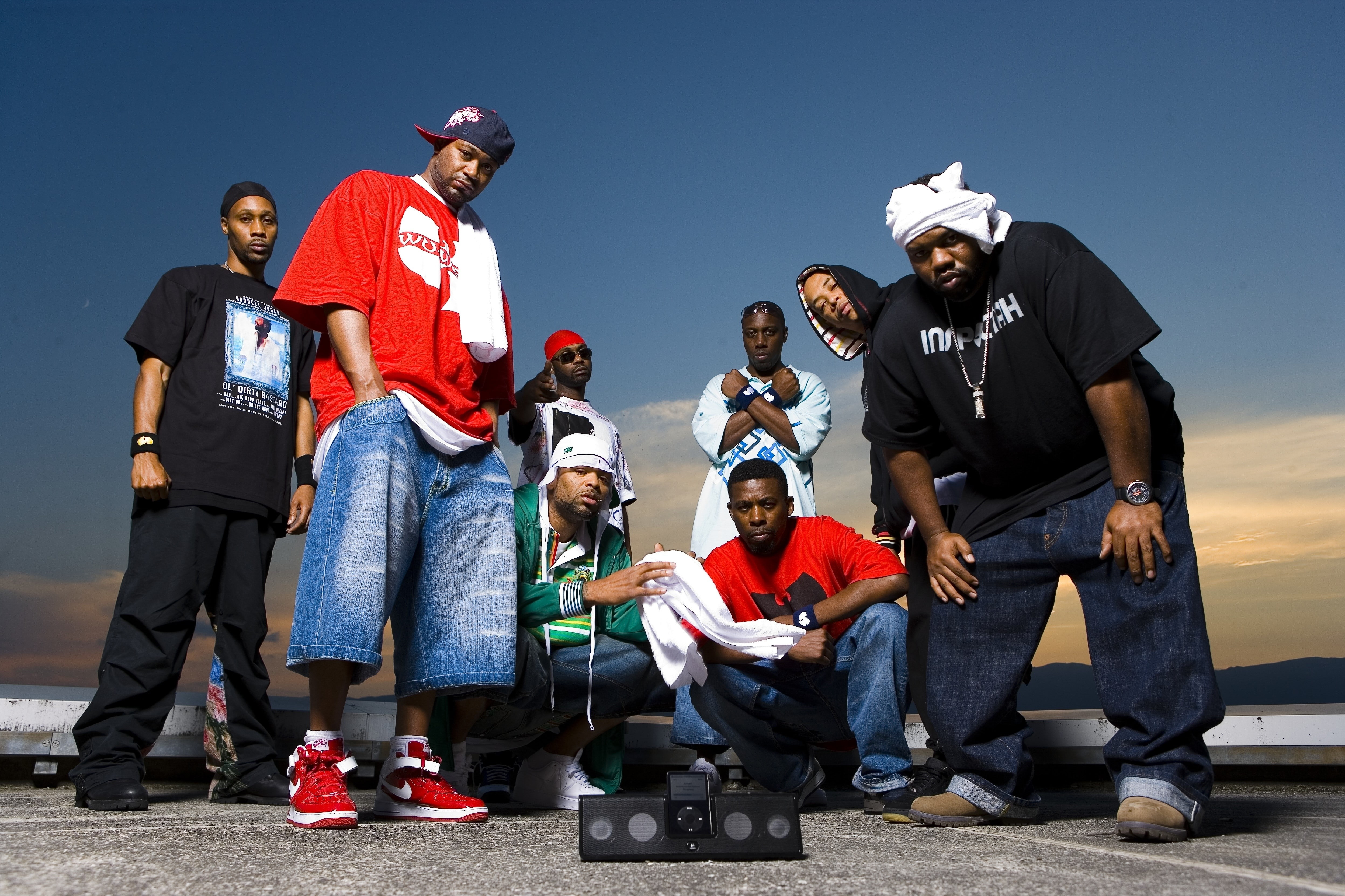leisure activity, outdoors, young adult, people, standing, 4K, men, Wu-tang clan, full length, women, sport, childhood, Musicians, males, group of people, HD Wallpaper