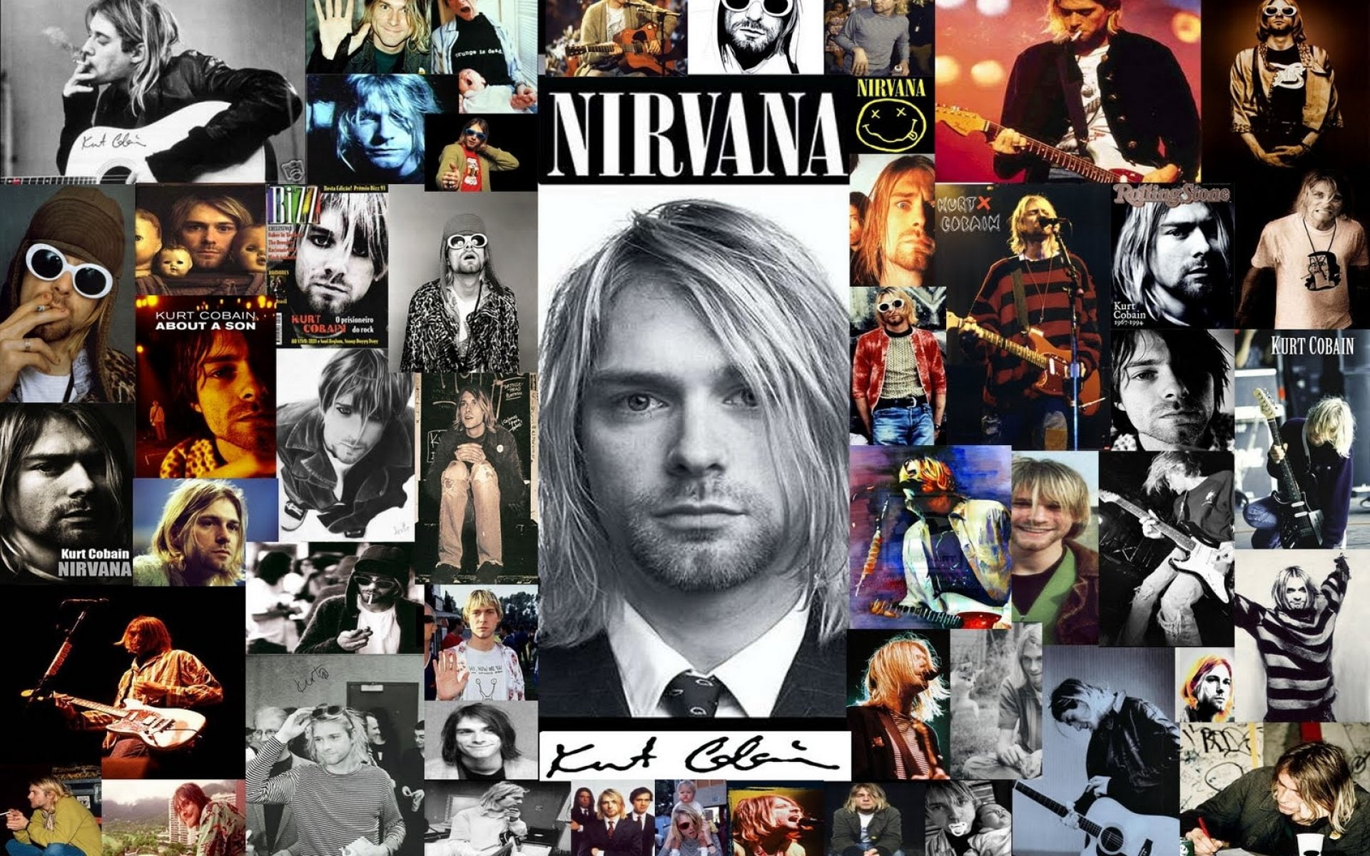 rock, alternative, hard, 1080P, nirvana, grunge, HD Wallpaper