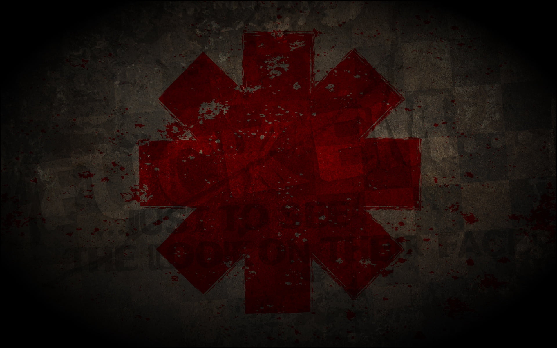 symbol, red, textured, illustration, dirt, distressed, dirty, background, graphics, red hot chili peppers, backgrounds, stained, grunge, textured Effect, HD Wallpaper