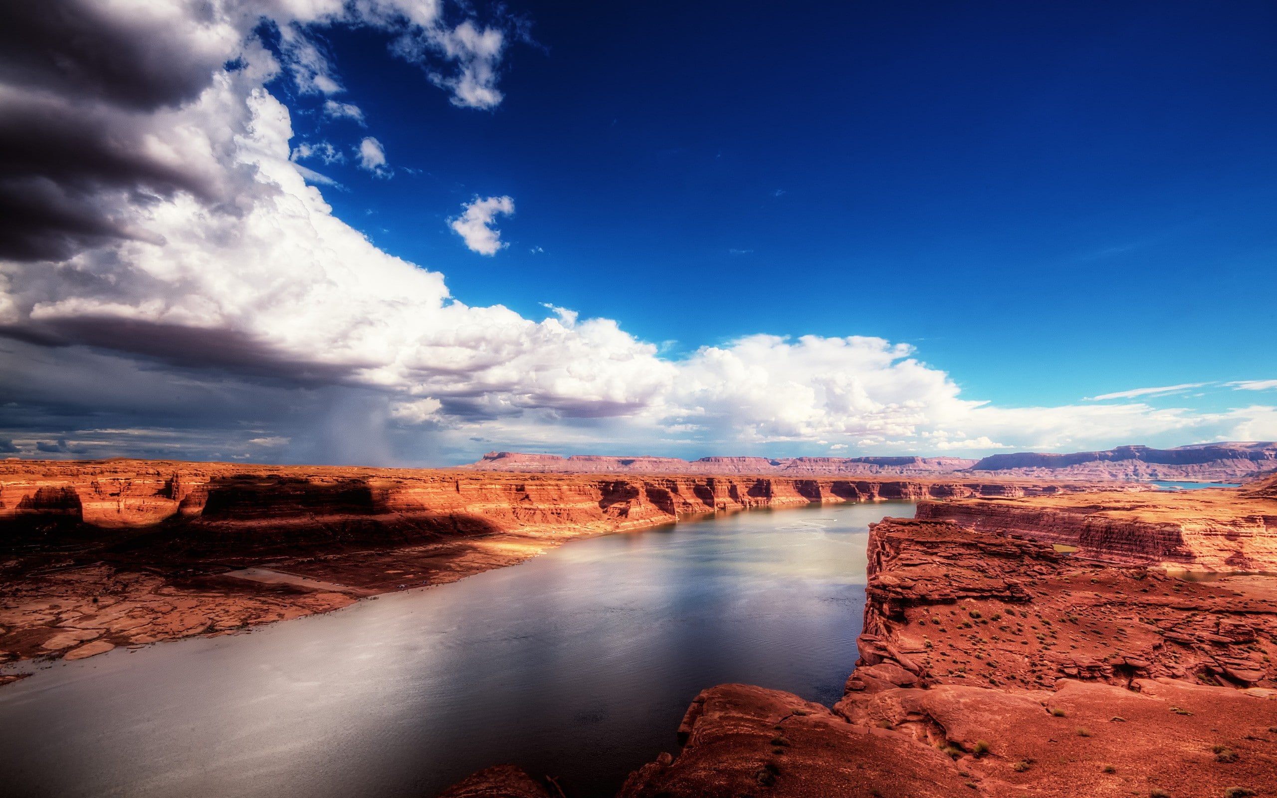 sky, water, nature, USA, clouds, 2K, Grand Canyon, Arizona, landscape, HD Wallpaper