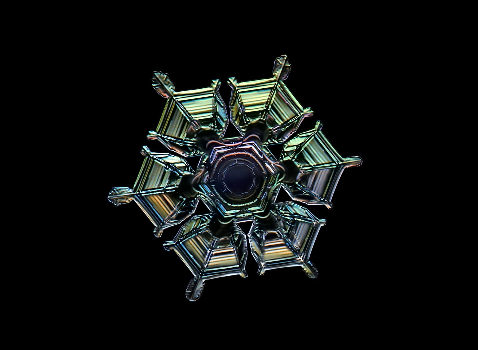 Background, Winter, Frozen, depthoffield, Tiny, copy space, Aero, detail, Macro, shape, glass - material, hexagon, night, Black, black background, unique, HD Wallpaper