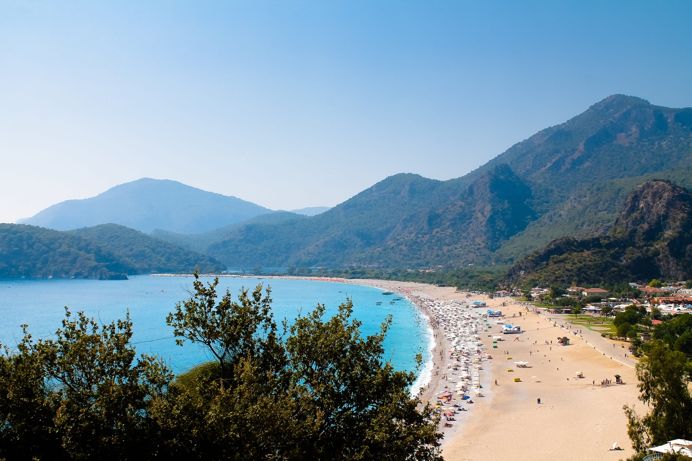 mediterranean, scenics - nature, white, land, rock, plant, no people, Sea, seashore, Oludeniz, Dead Sea, beauty in nature, sky, human, tourism, ocean, outlook, HD Wallpaper