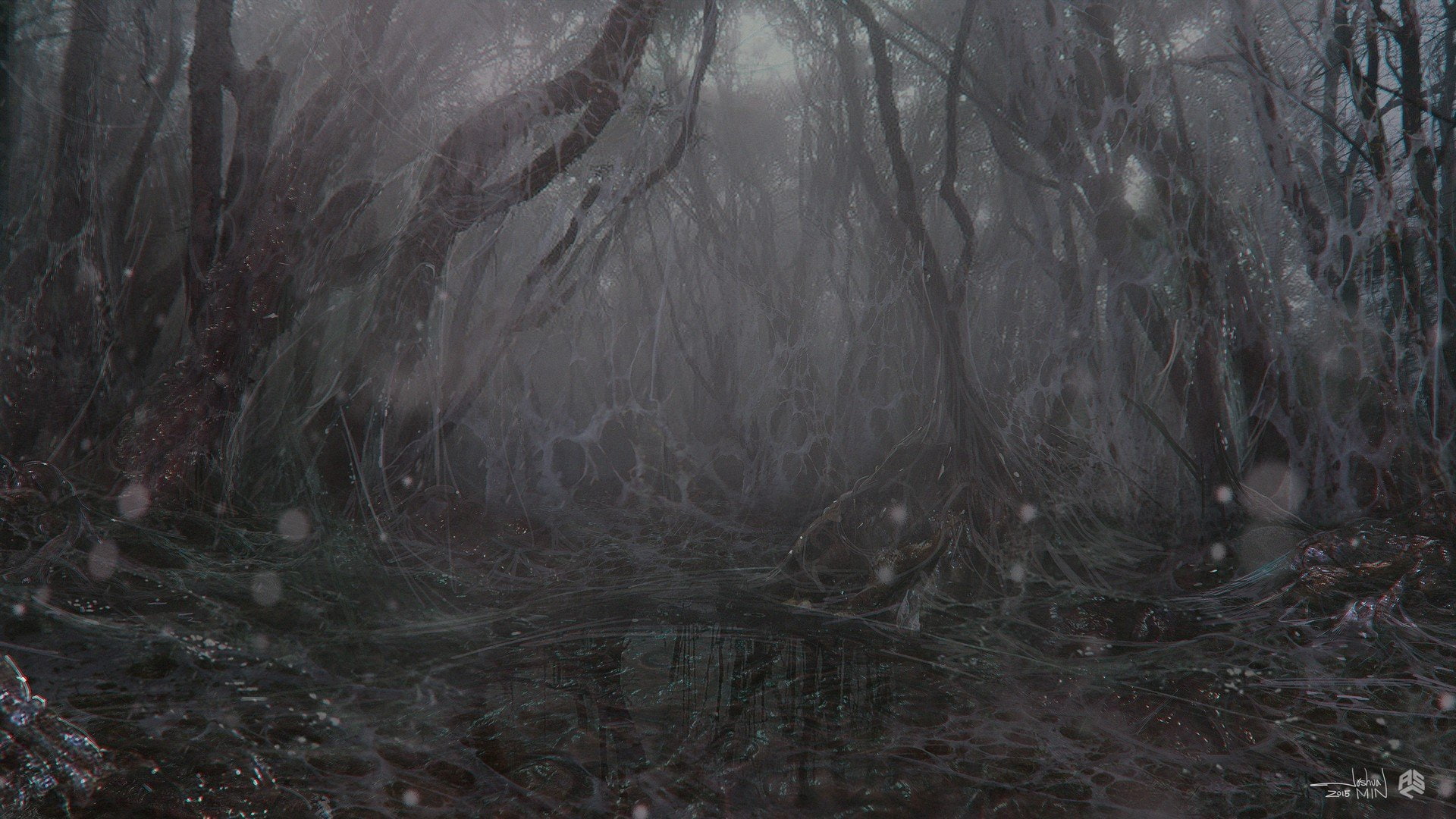 Stranger Things, 1080P, Joshua Min, The Upside Down, HD Wallpaper