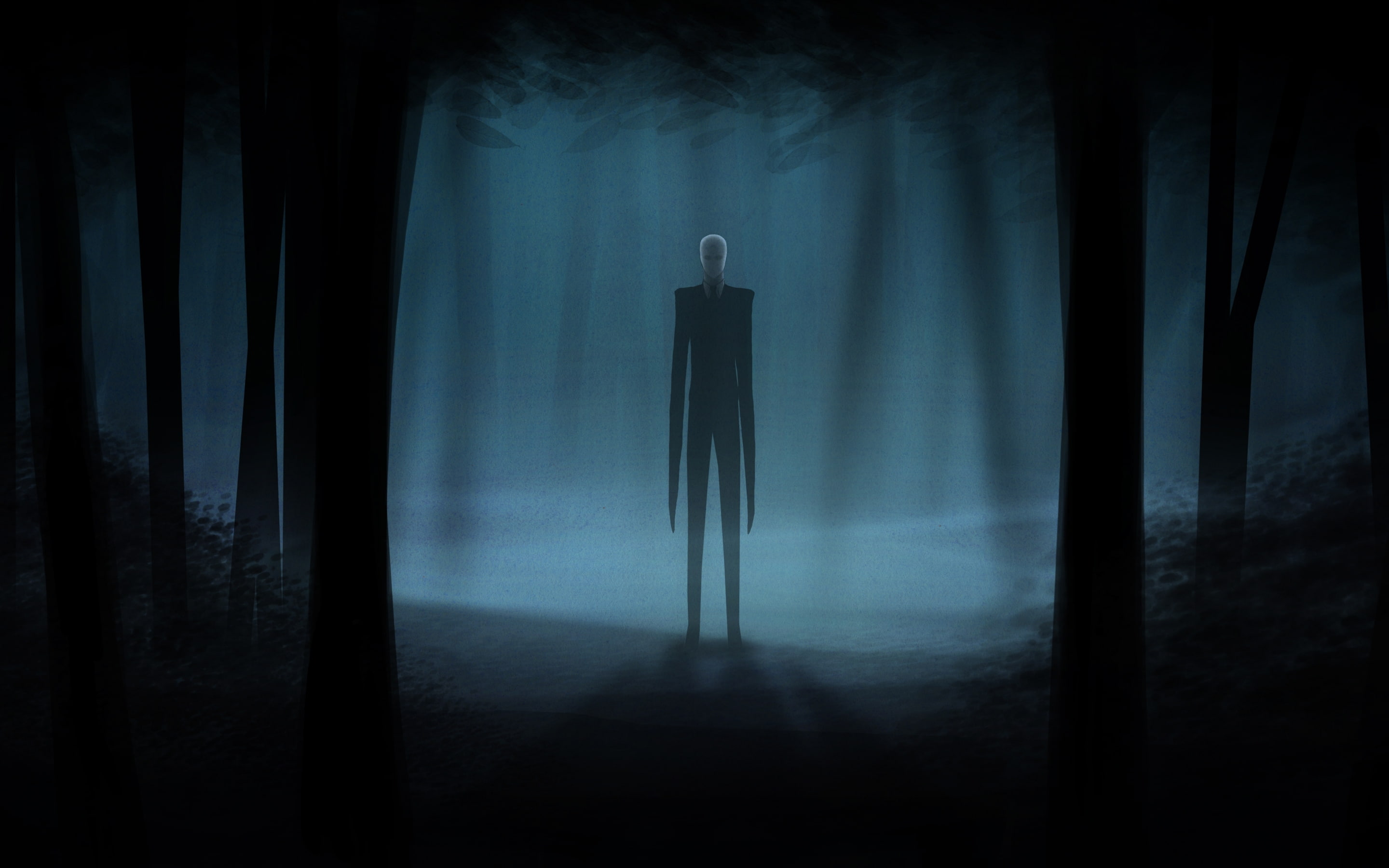 2K, slenderman game, paranormal creature, man, slender, HD Wallpaper