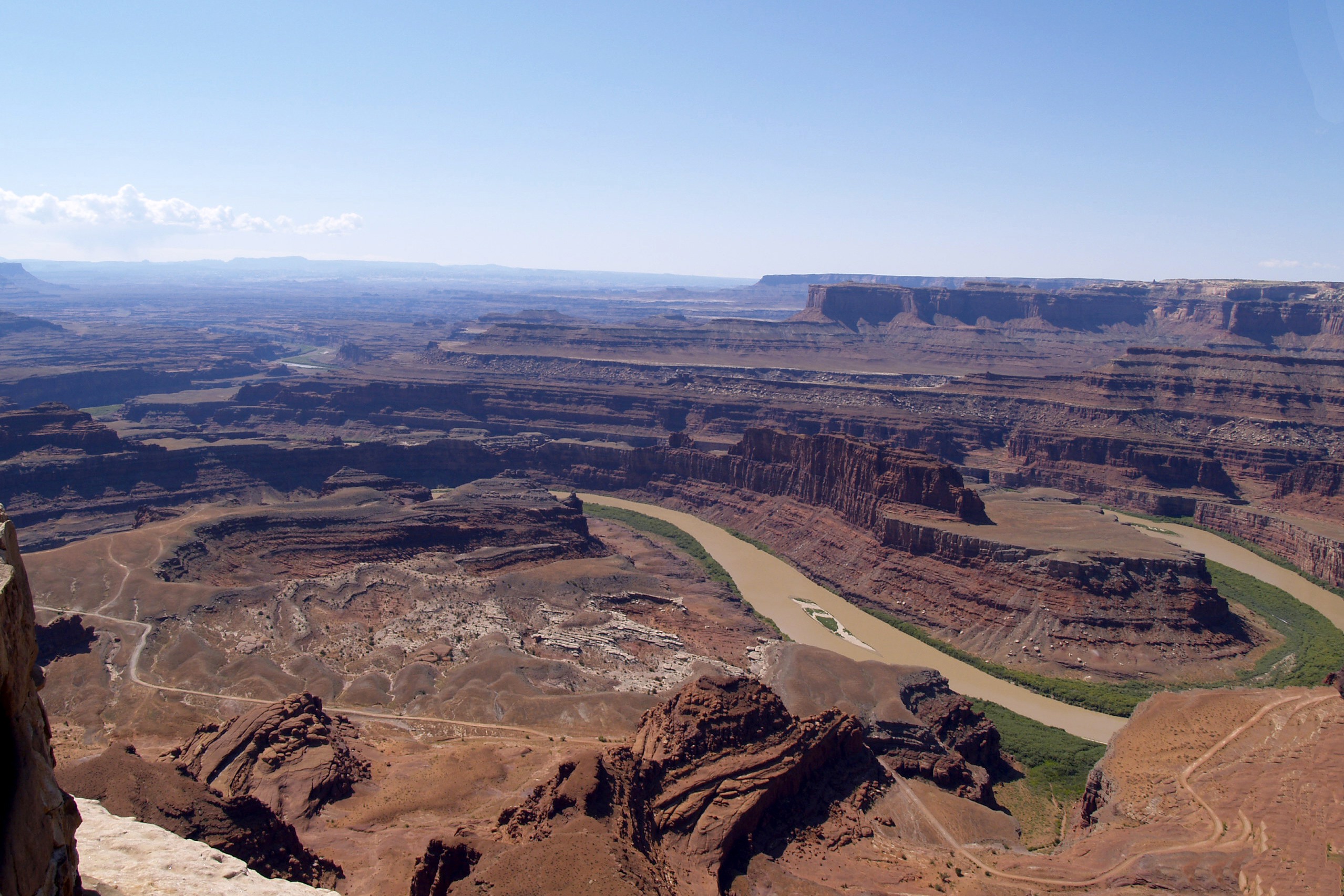 outdoors, scenics, mountain, climate, day, rock formation, rock - Object, scenics - nature, no people, physical geography, environment, geology, dead horse point, HD Wallpaper