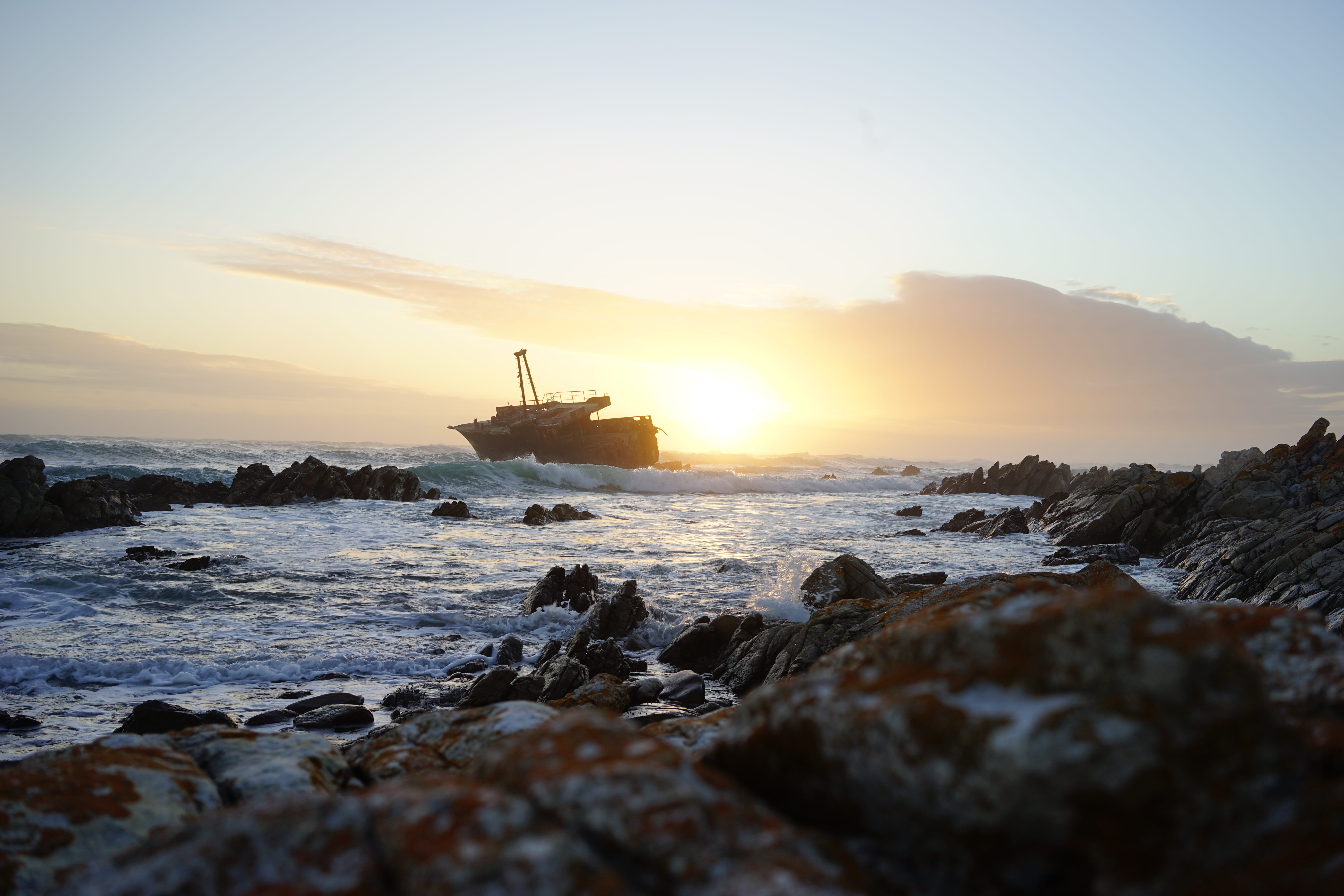 scenics - nature, beach, sky, shallow, southern, tranquility, travel, Africa, nautical vessel, near, mode of transportation, 5K, focus, shore, coastline, HD Wallpaper
