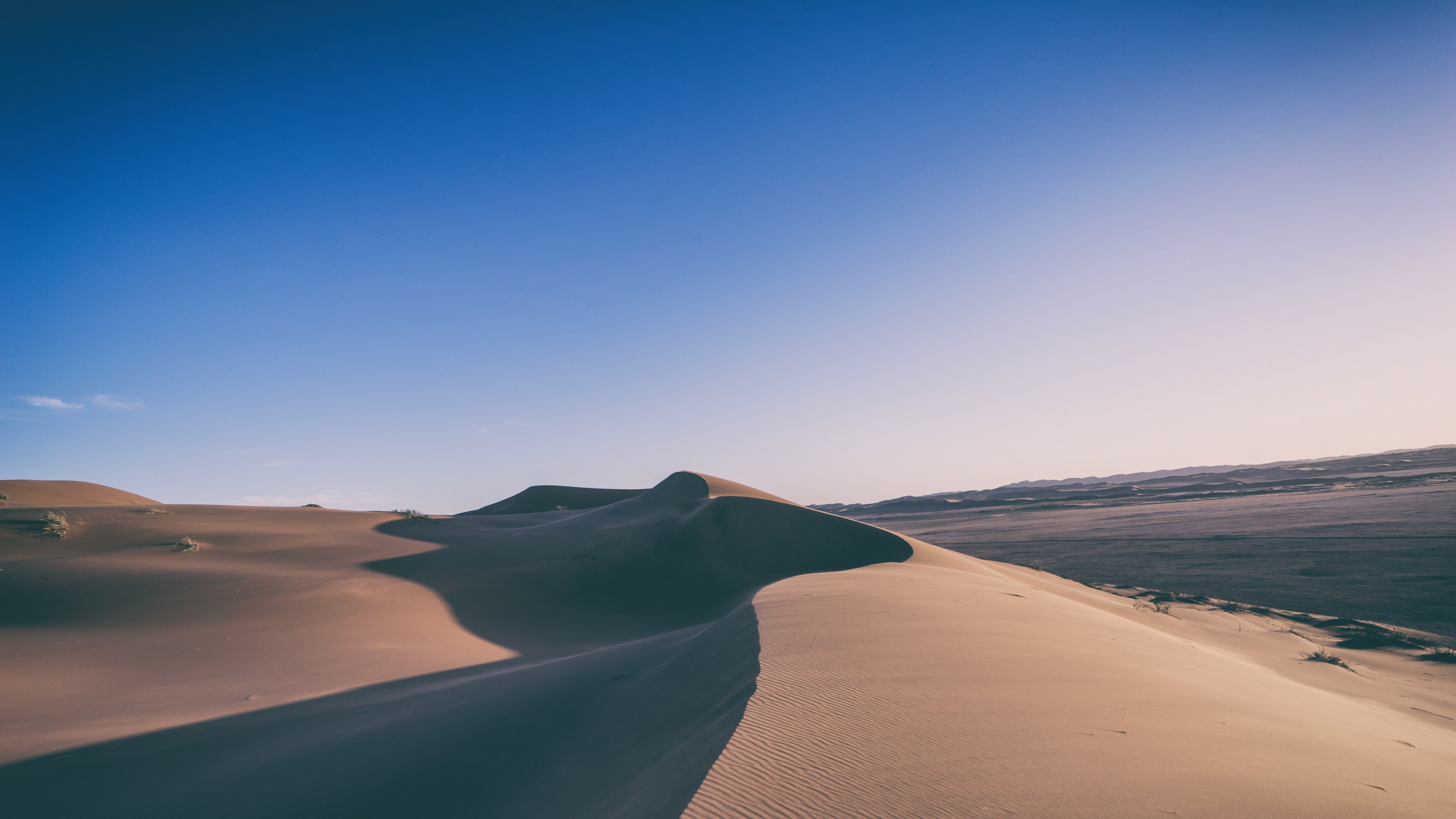 arid climate, scenics - nature, photography, remote, landscape, copy space, day, no people, sky, mountain, clear sky, desert, environment, travel, blue, HD Wallpaper