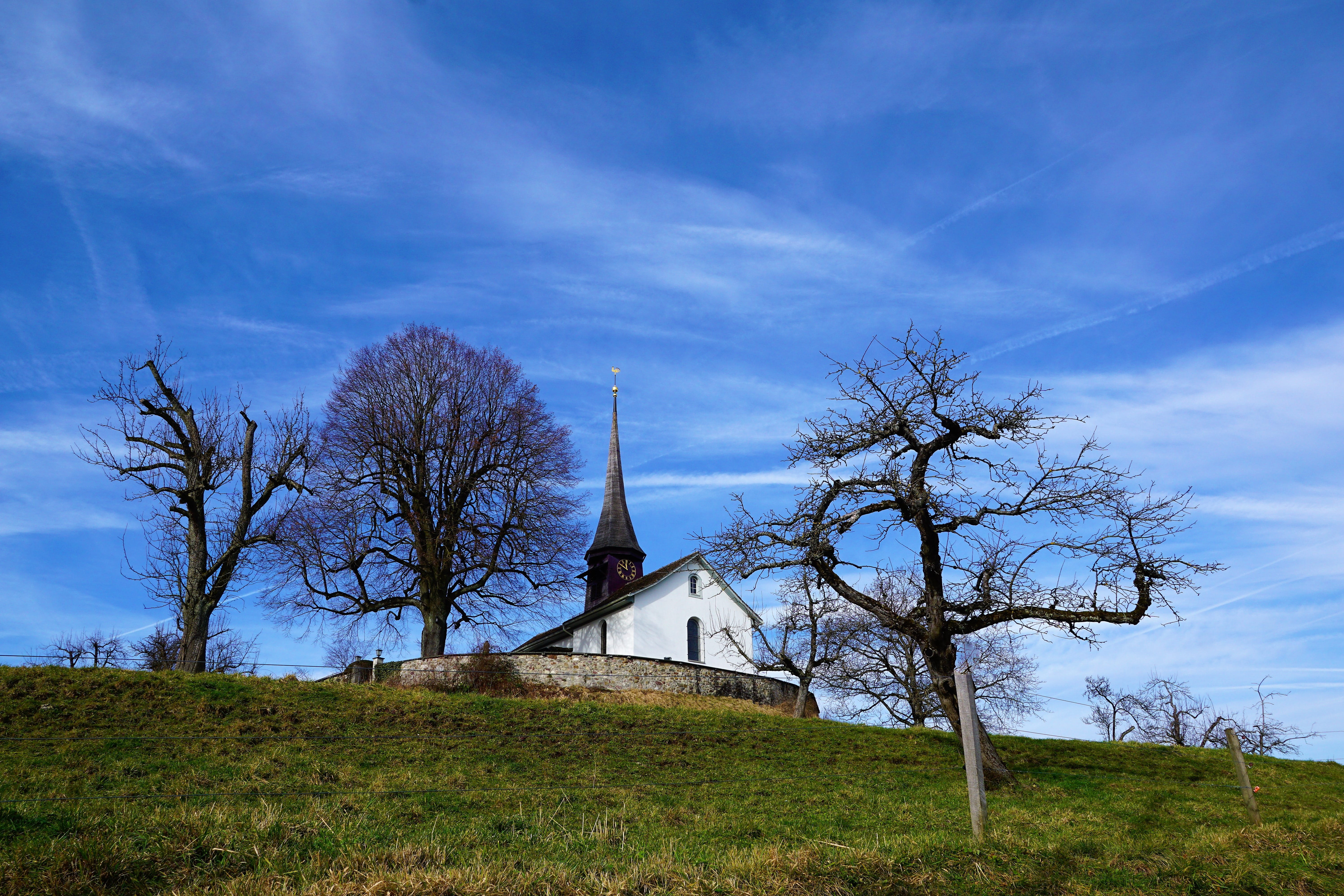 church, nature, fence, death, map, meditation, rest, agriculture, place of worship, canton, god, no people, season, switzerland, outdoors, easter, holy, HD Wallpaper