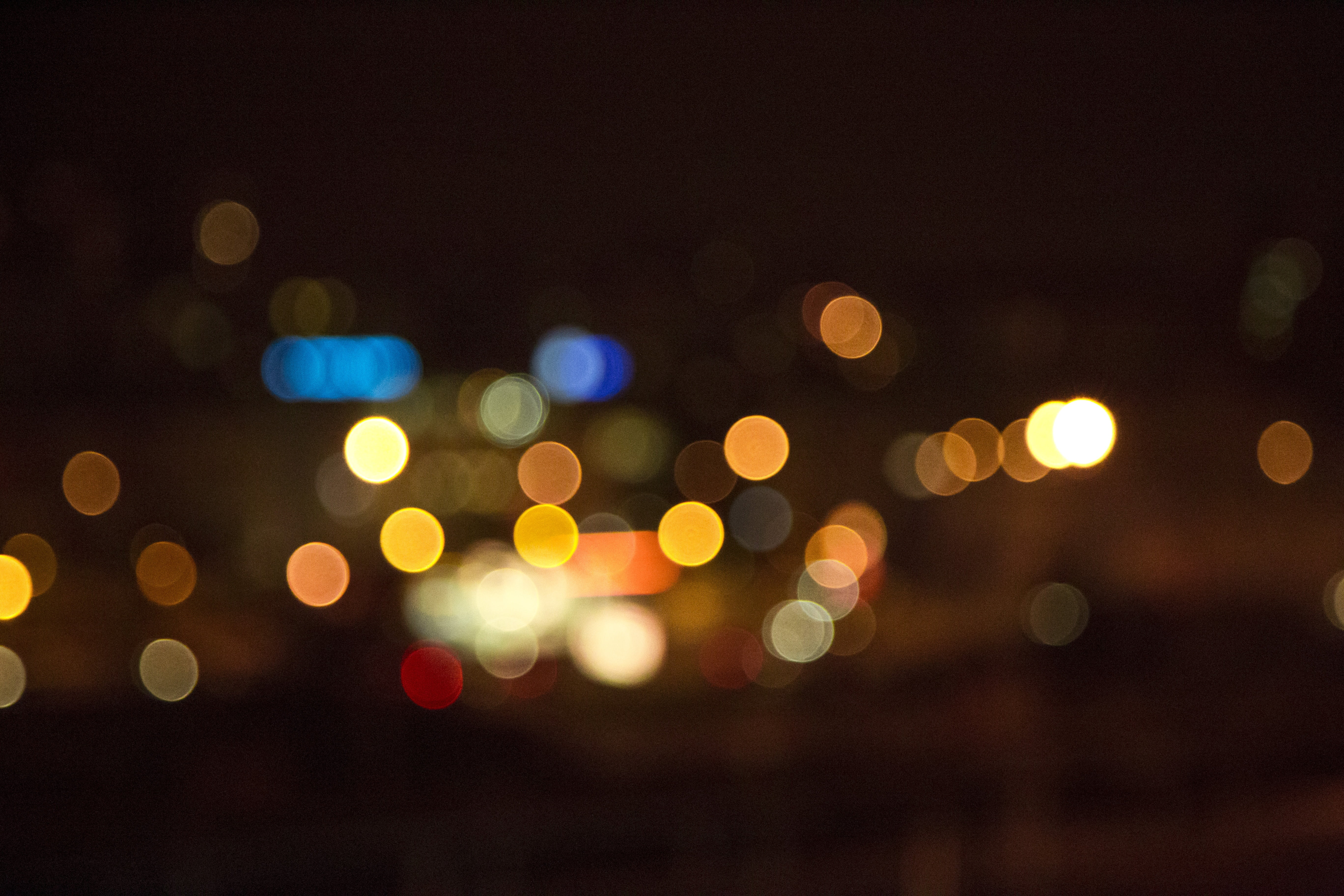 illuminated, shape, street, multi colored, cityscape, no people, street light, defocused, spotted, outdoors, abstract, color, photography, blurred, nightlife, HD Wallpaper