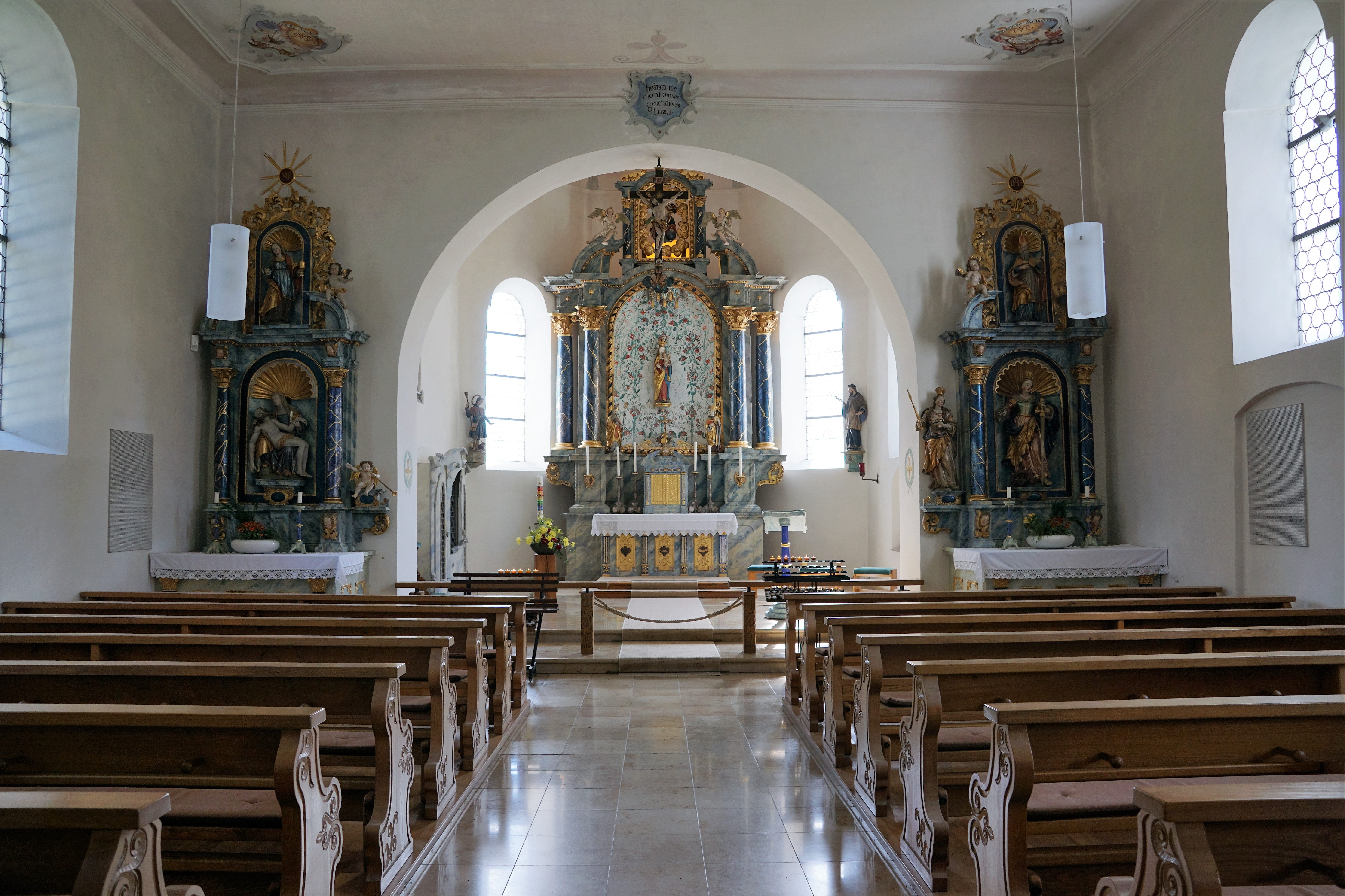 aisle, window, religion, faith, germany, luck, jesus, historically, no people, catholic, cross, belief, art and craft, holy, grinding stetten, south, easter, HD Wallpaper