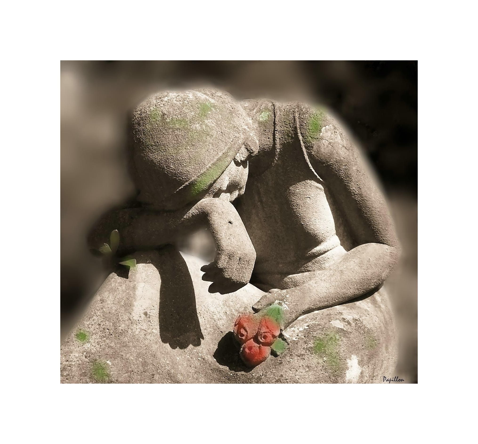 old cemetery, freshness, alone, figure, still life, animal representation, plant, isolated, 1080P, science, nature, person, antique, sadness, engrossment, HD Wallpaper