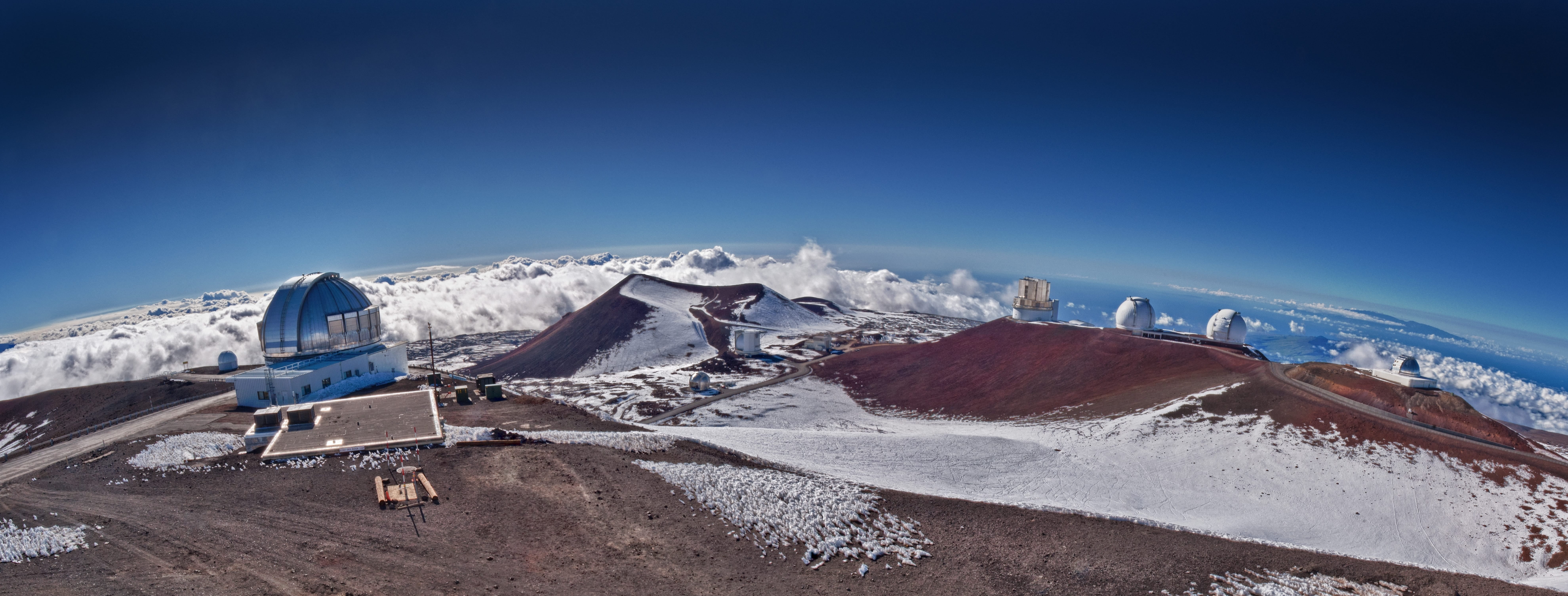 space, ukirt, scenics - nature, snow, mauna kea, day, land, mountain range, beauty in nature, soil, outdoors, blue, search, summit, hawaii, 8K, environment, HD Wallpaper