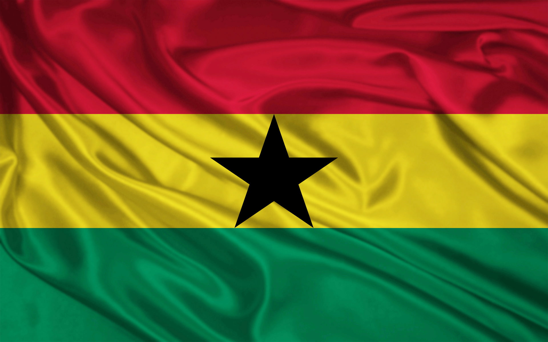 flag, ghana, afrika, 1080P, HD Wallpaper