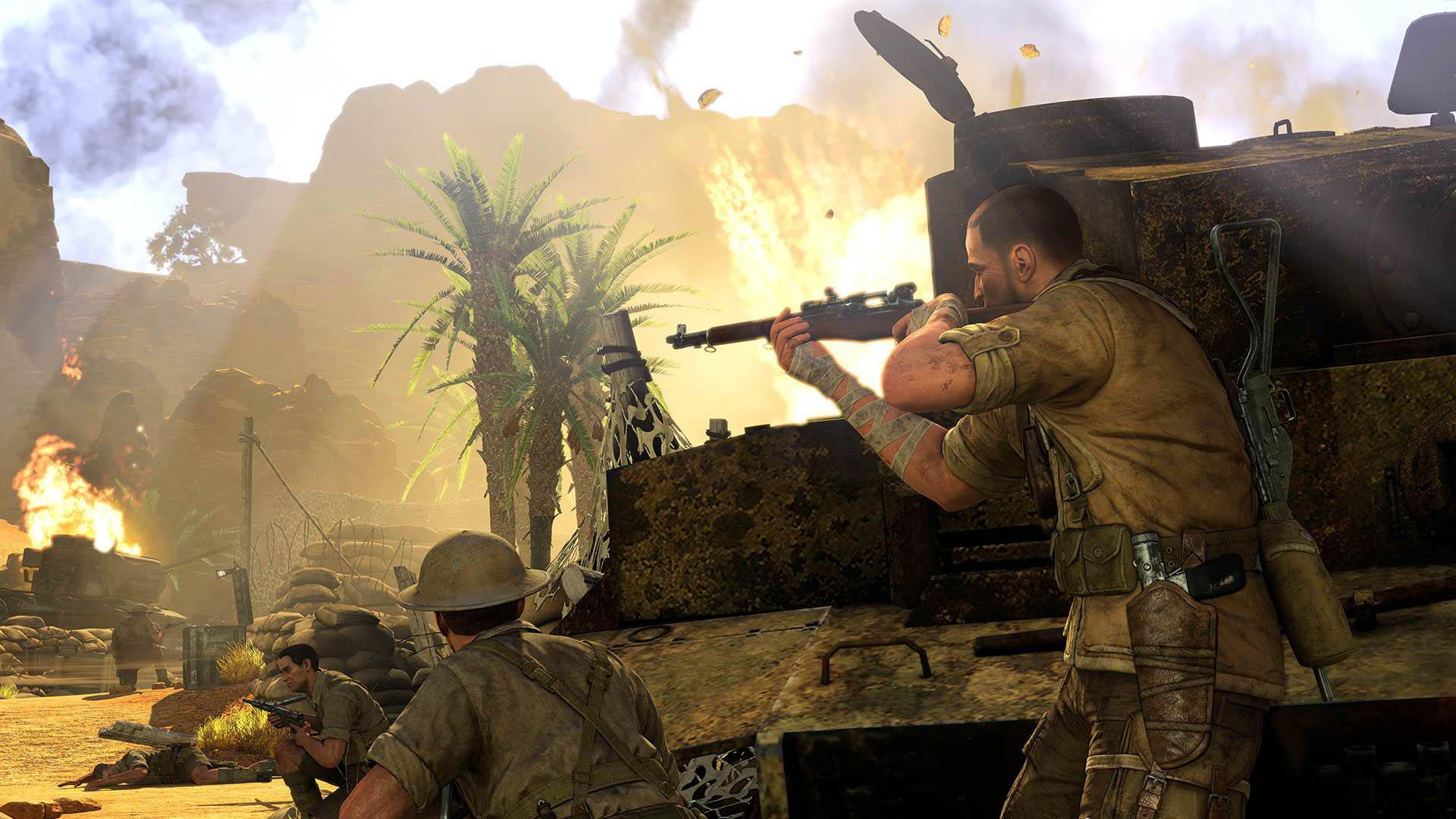 sniper elite iii, iii, 1920x1080, sniper elite, 2014, elite, 1080P, hd, afrika, sniper, game, HD Wallpaper