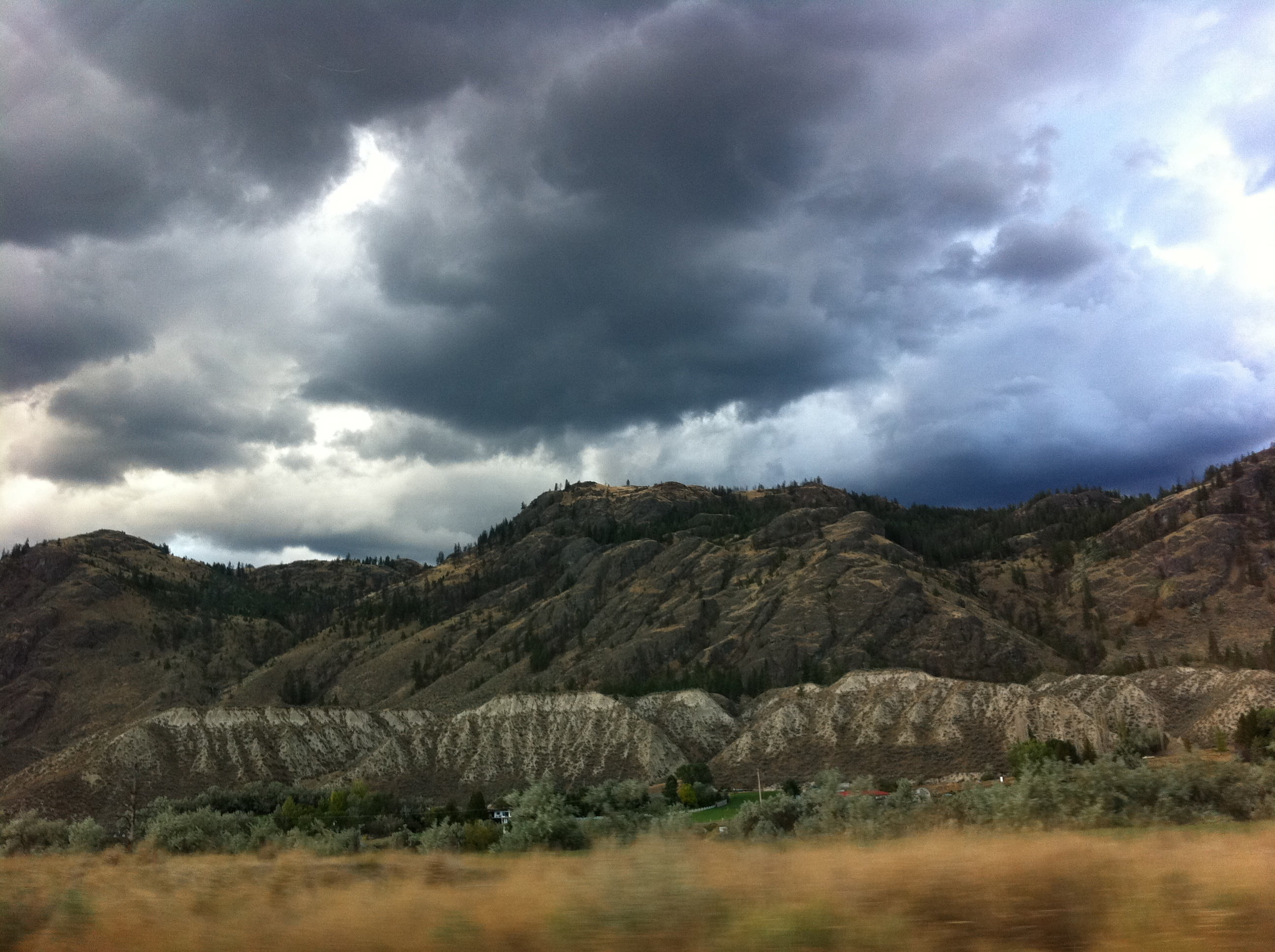 solid, sky, cloud - Sky, landscape, storm cloud, nature, 2K, beauty in nature, rock - object, rock, no people, outdoors, land, ominous, kamloops, scenics - nature, HD Wallpaper