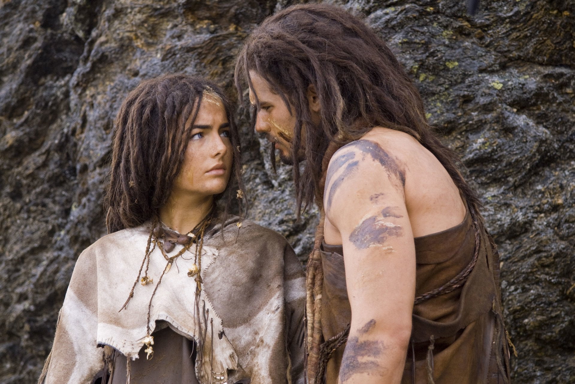 two people, young women, contemplation, teenager, adult, friendship, day, heterosexual couple, 10,000 BC, tree, portrait, Steven Strait, emotion, young adult, HD Wallpaper