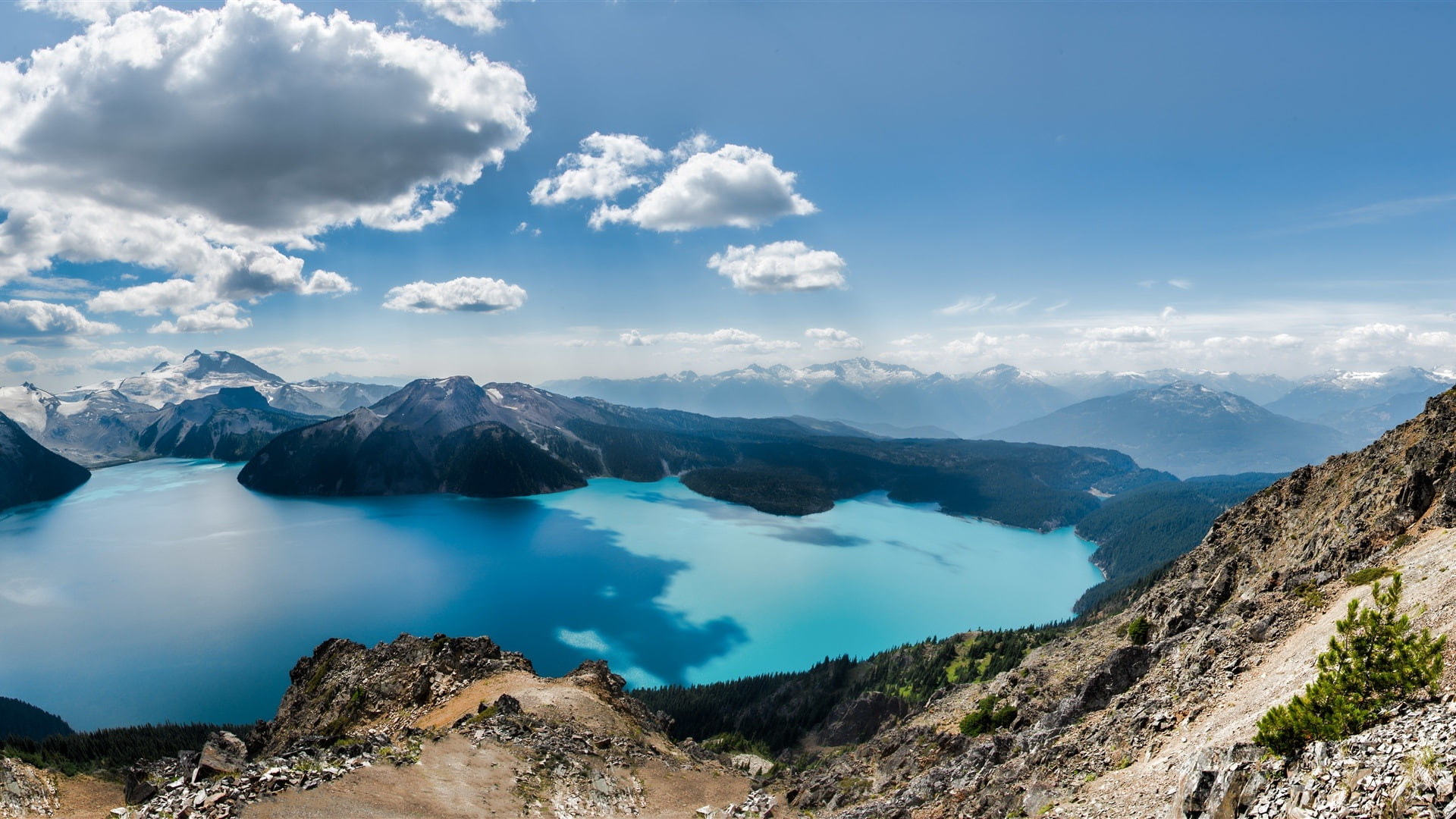 Canada, Lake, 1080P, Clouds, Mountains, Lillooet, Squamish, Columbia, Sky, HD Wallpaper
