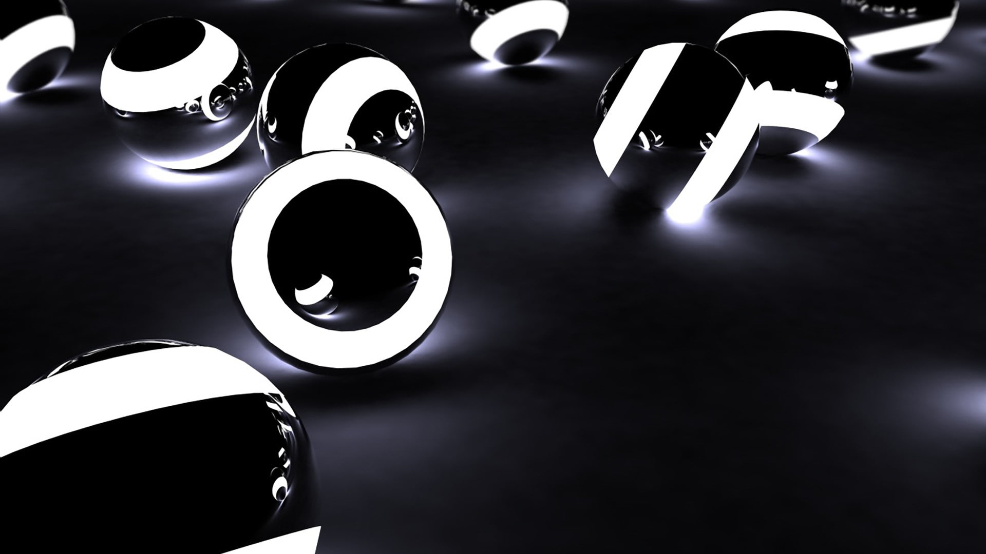 metallic, balls, lamps, spheres, 3D view, cg, view, renders, art, reflections, modeling, cgi, d, hd, Abstract, 1080P, HD Wallpaper