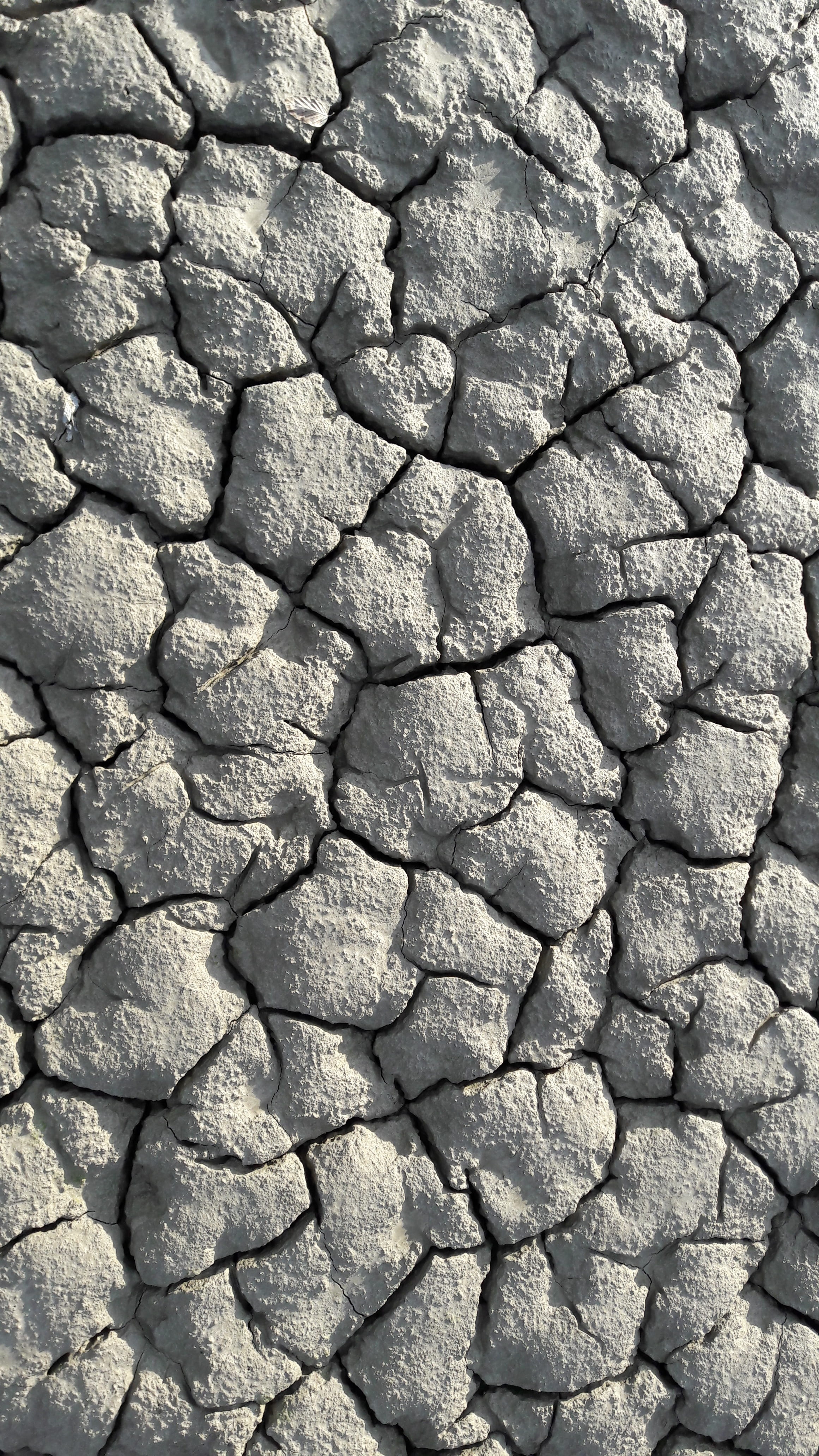arid climate, full frame, natural pattern, backgrounds, day, ridge, close-up, outdoors, clay, dry soil, nature, cracks, structure, land, solid, high angle view, Phone HD Wallpaper