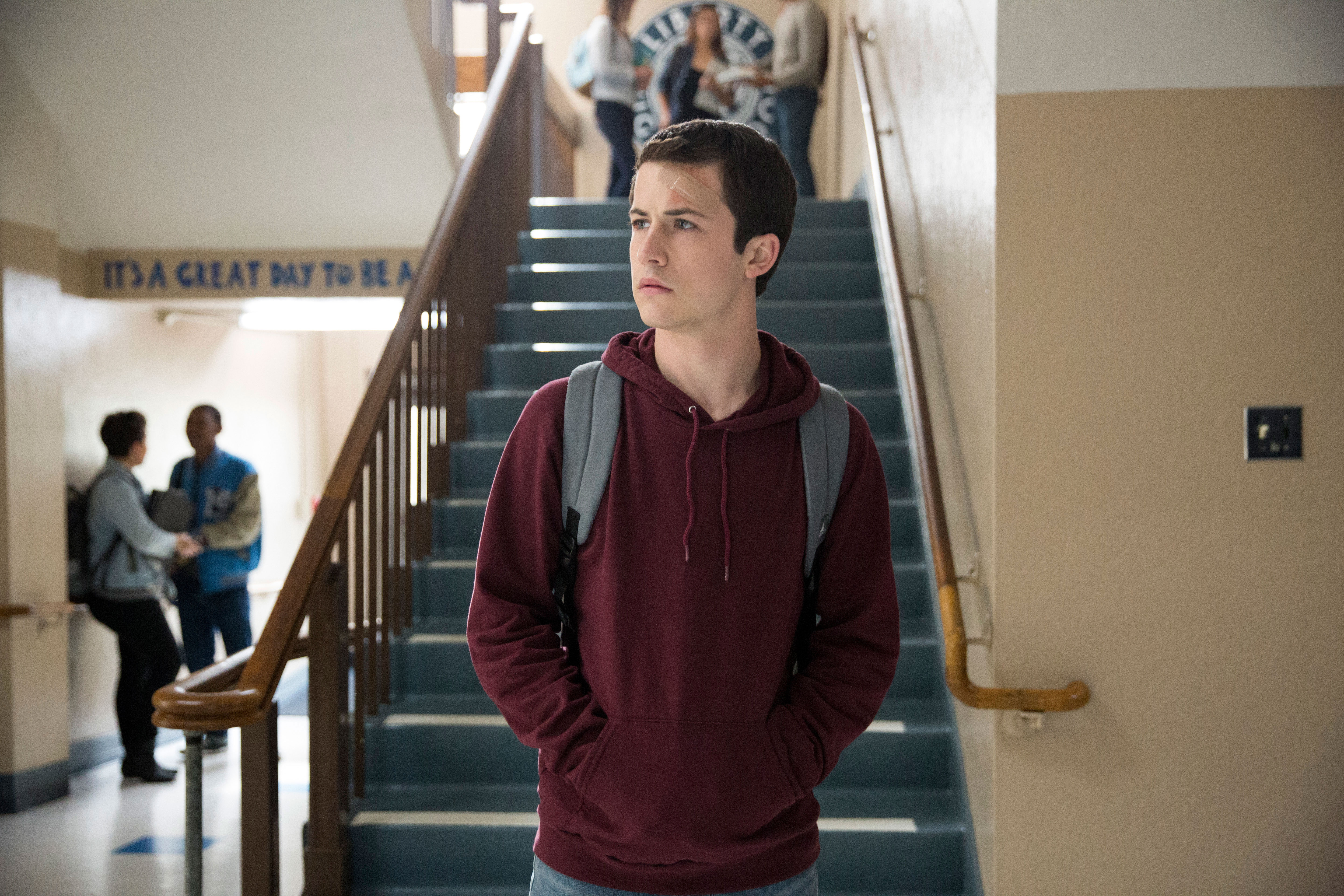 reasons, clay, education, jensen, waist up, adolescence, standing, contemplation, university, building, student, looking, school, architecture, people, HD Wallpaper
